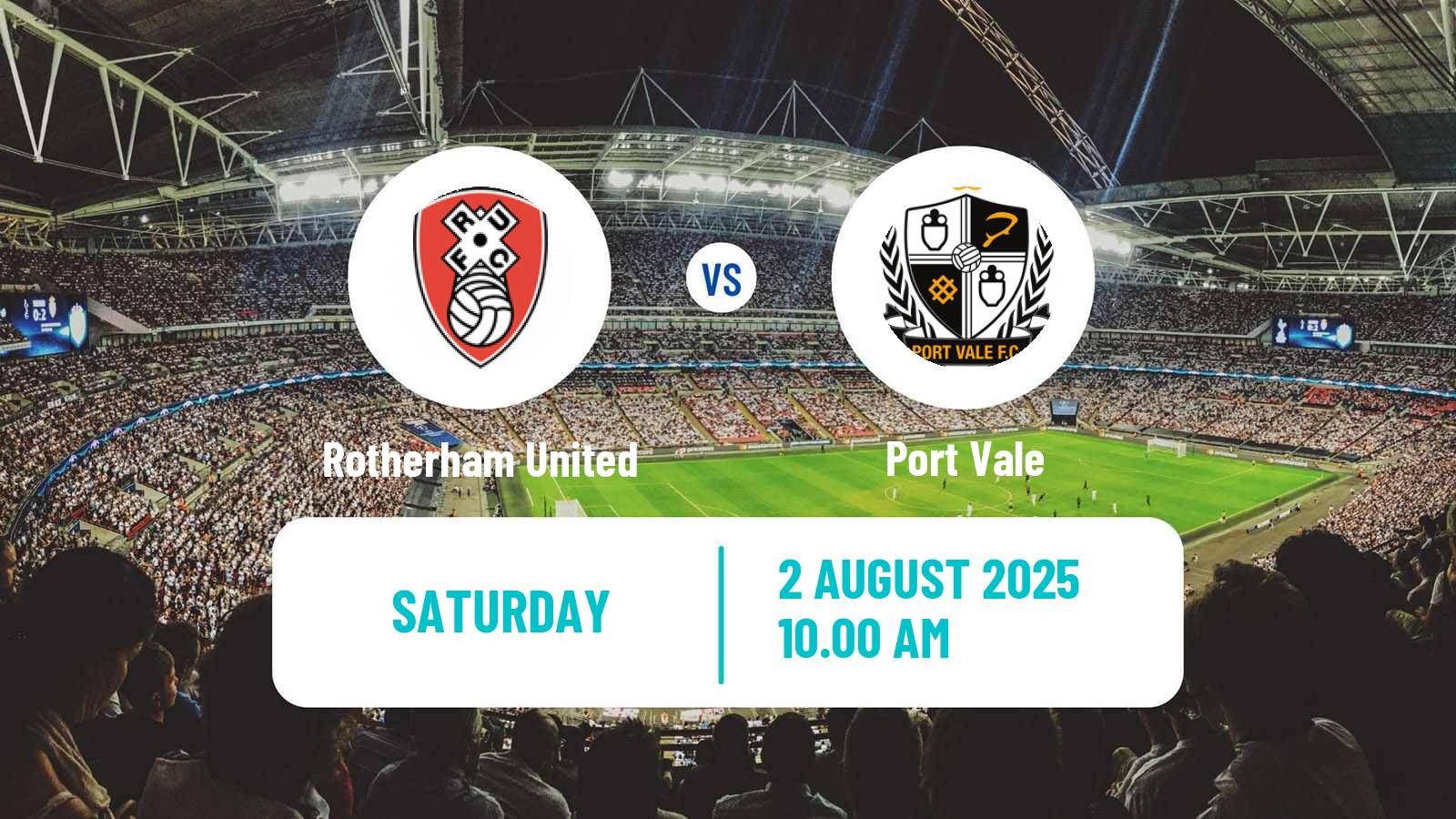 Football English League One Rotherham United - Port Vale