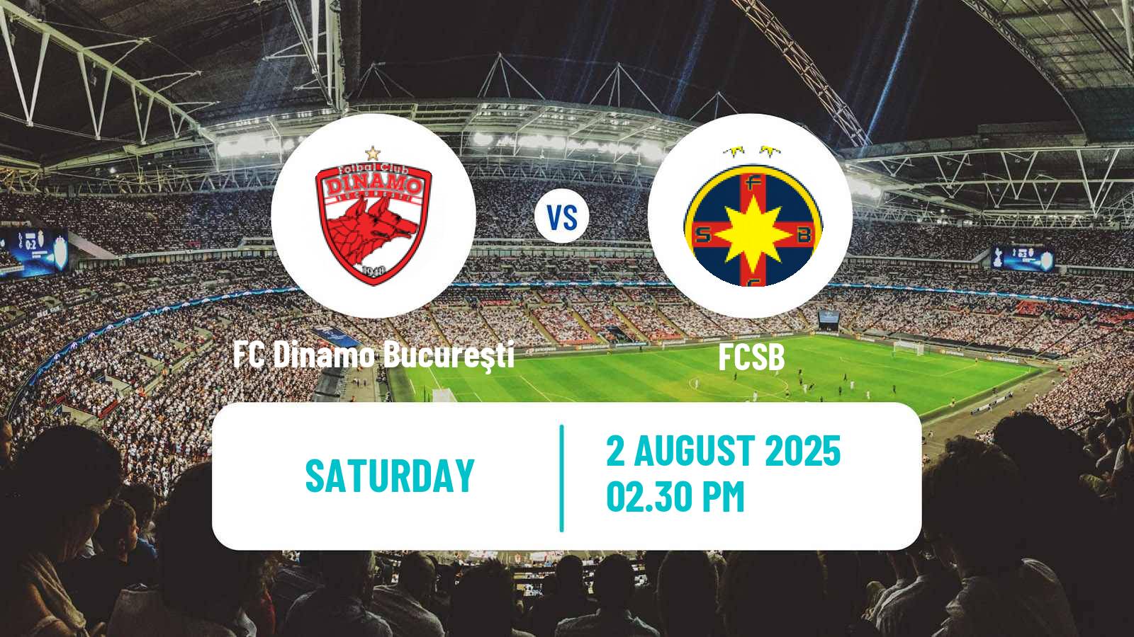 Football Romanian Liga 1 FC Dinamo Bucureşti - FCSB