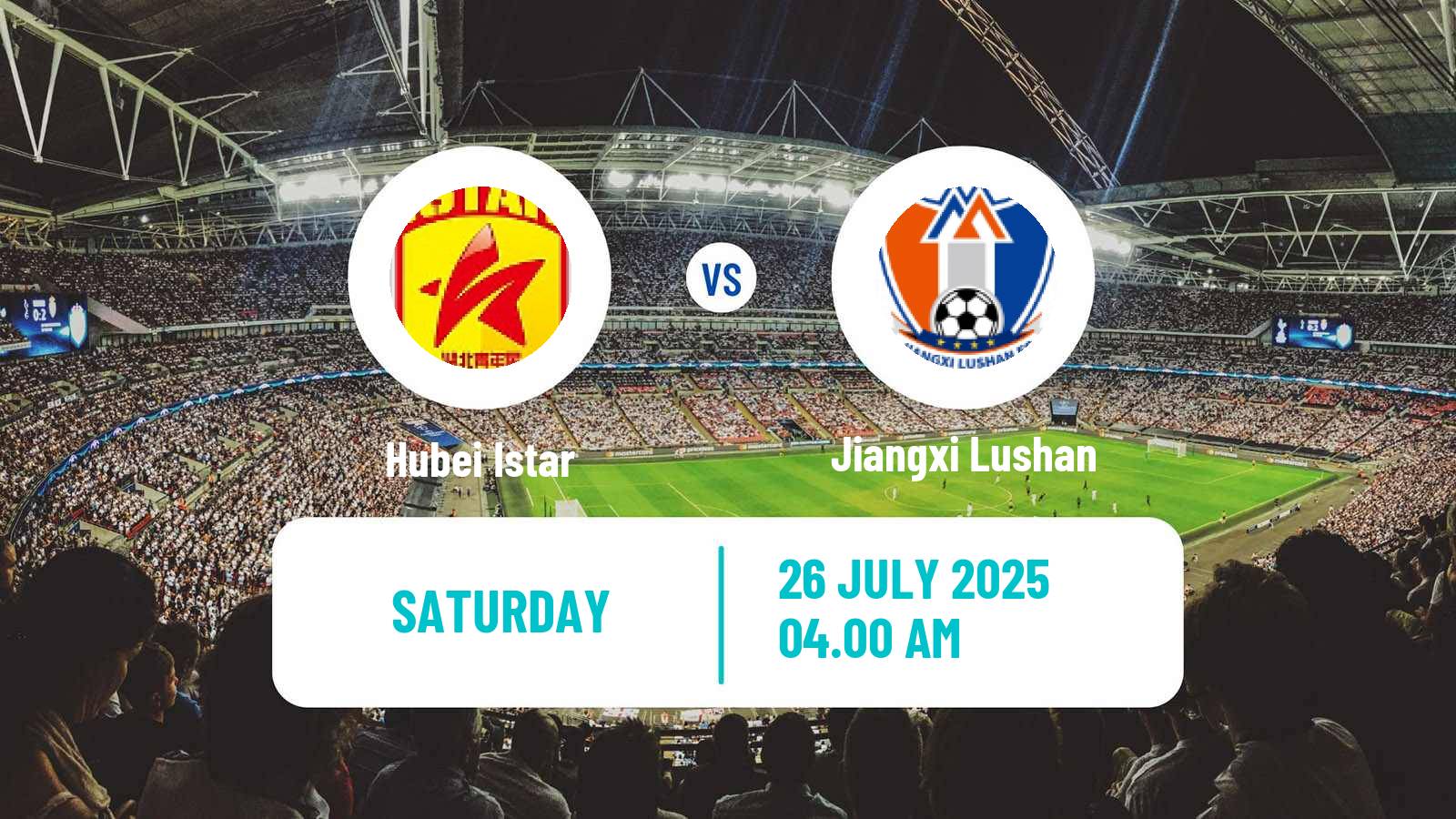Football Chinese Yi League Hubei Istar - Jiangxi Lushan