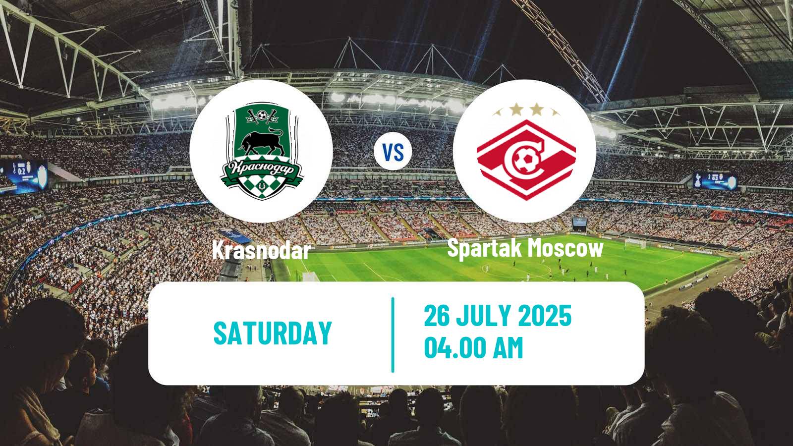 Football Russian Supreme Division Women Krasnodar - Spartak Moscow