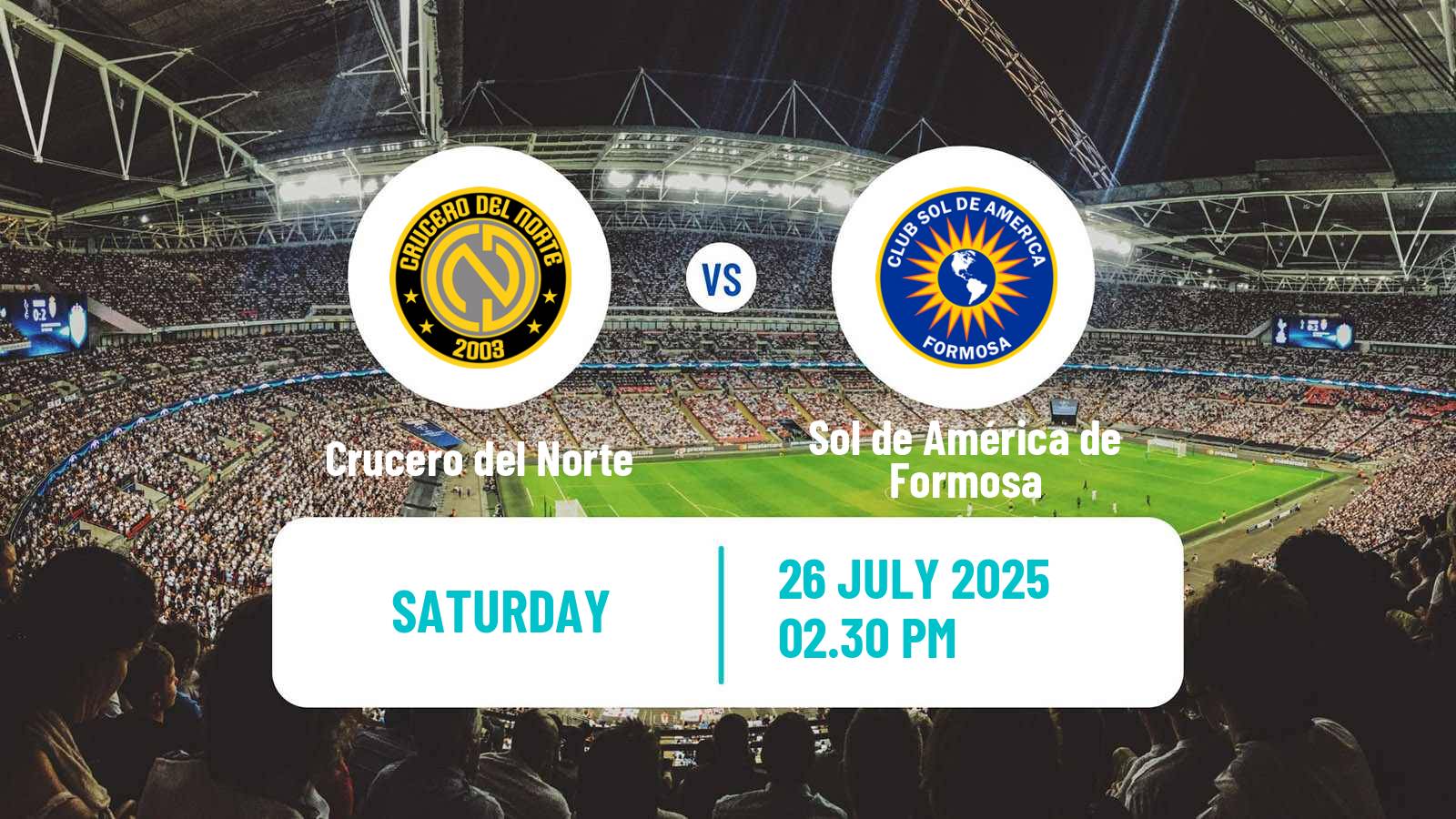 Football Argentinian Torneo Federal Crucero del Norte - Sol de América de Formosa