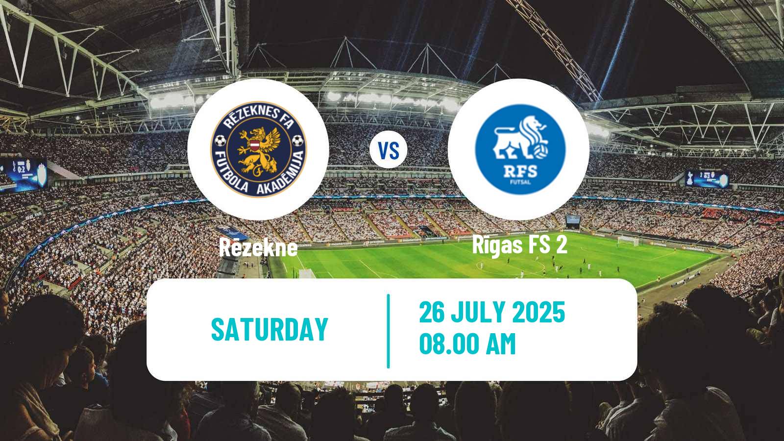 Football Latvian 1 Liga Rēzekne - Rīgas FS 2