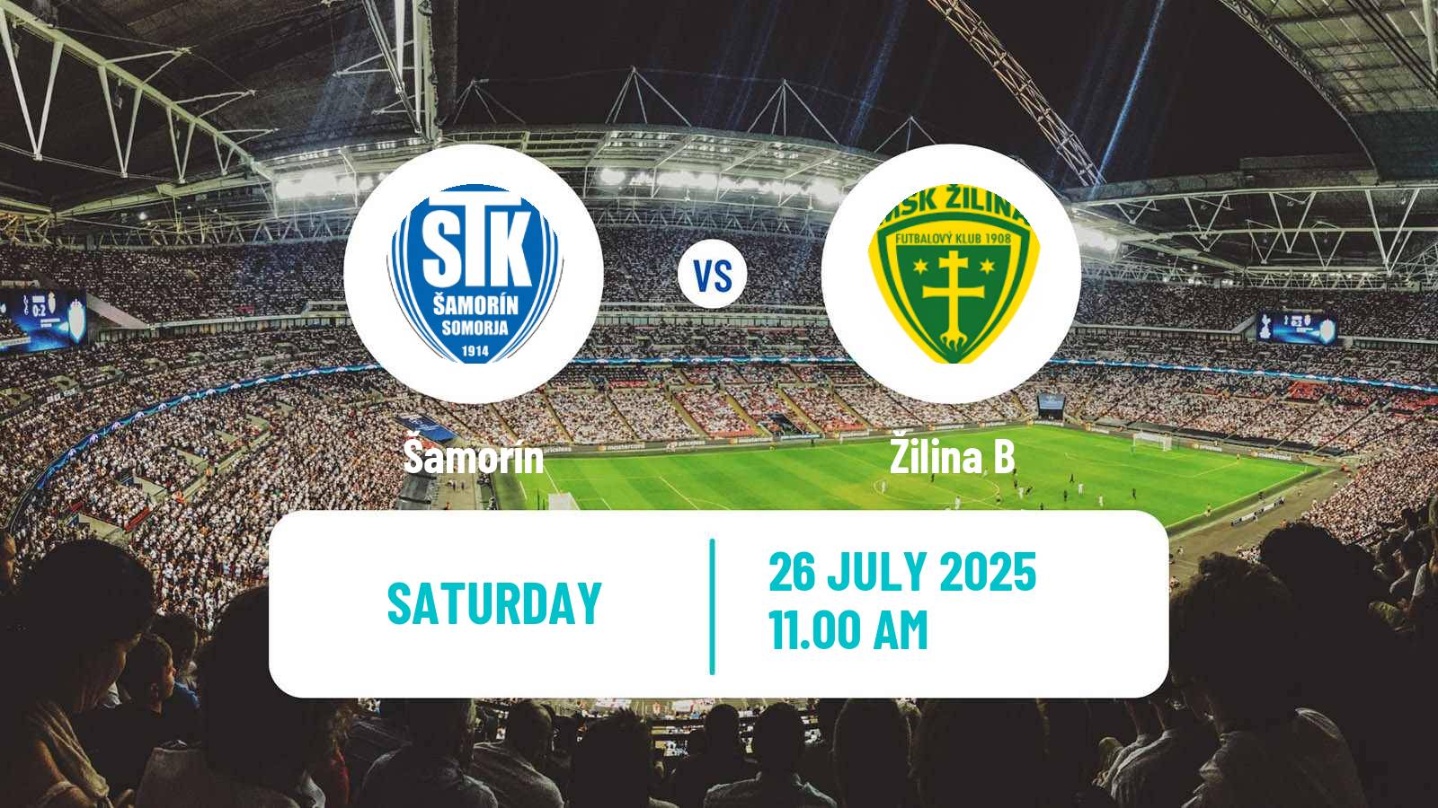 Football Slovak 2 Liga Šamorín - Žilina B