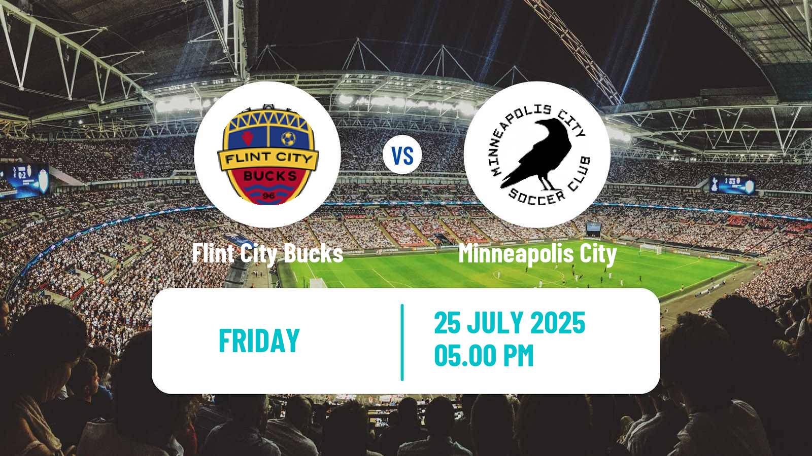 Football USL League Two Flint City Bucks - Minneapolis City