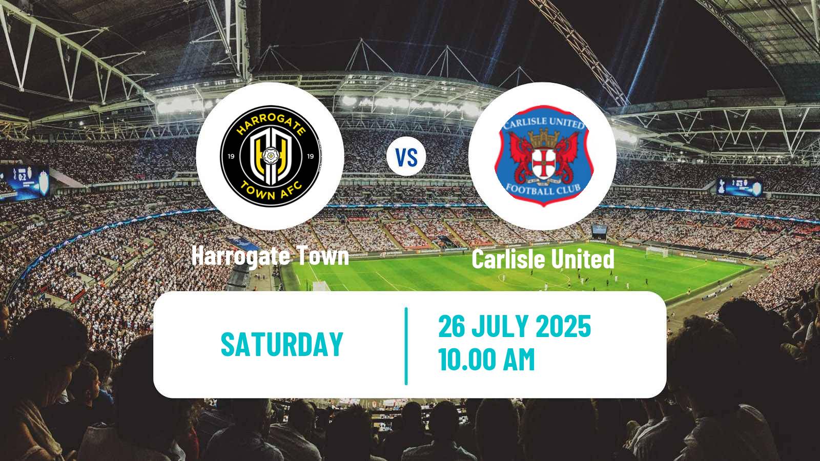 Football Club Friendly Harrogate Town - Carlisle United