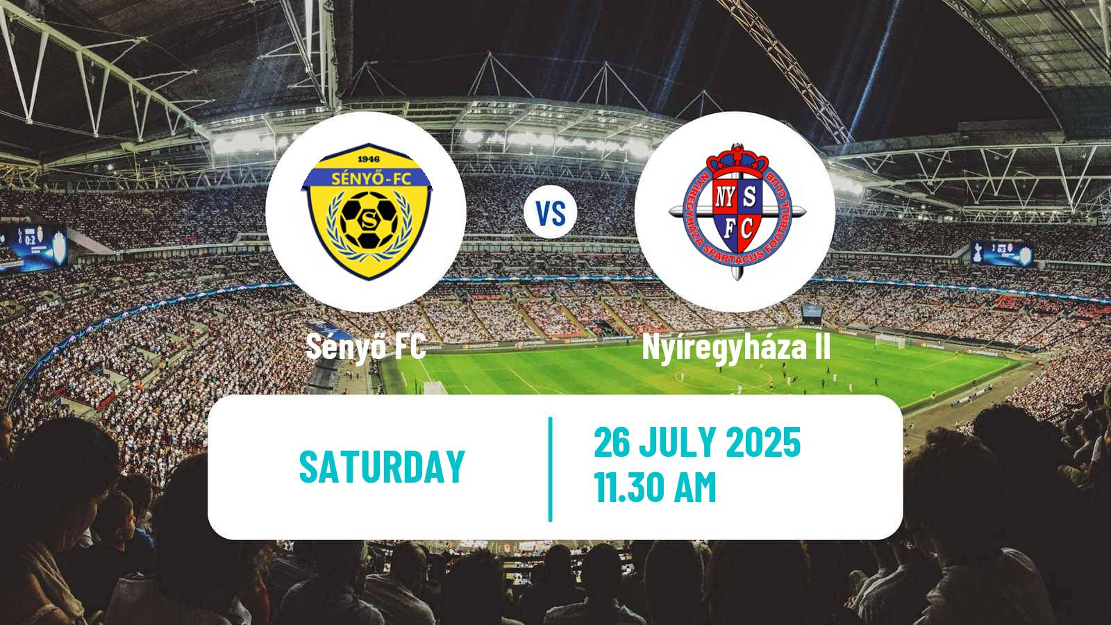 Football Hungarian NB III Northeast Sényő - Nyíregyháza II