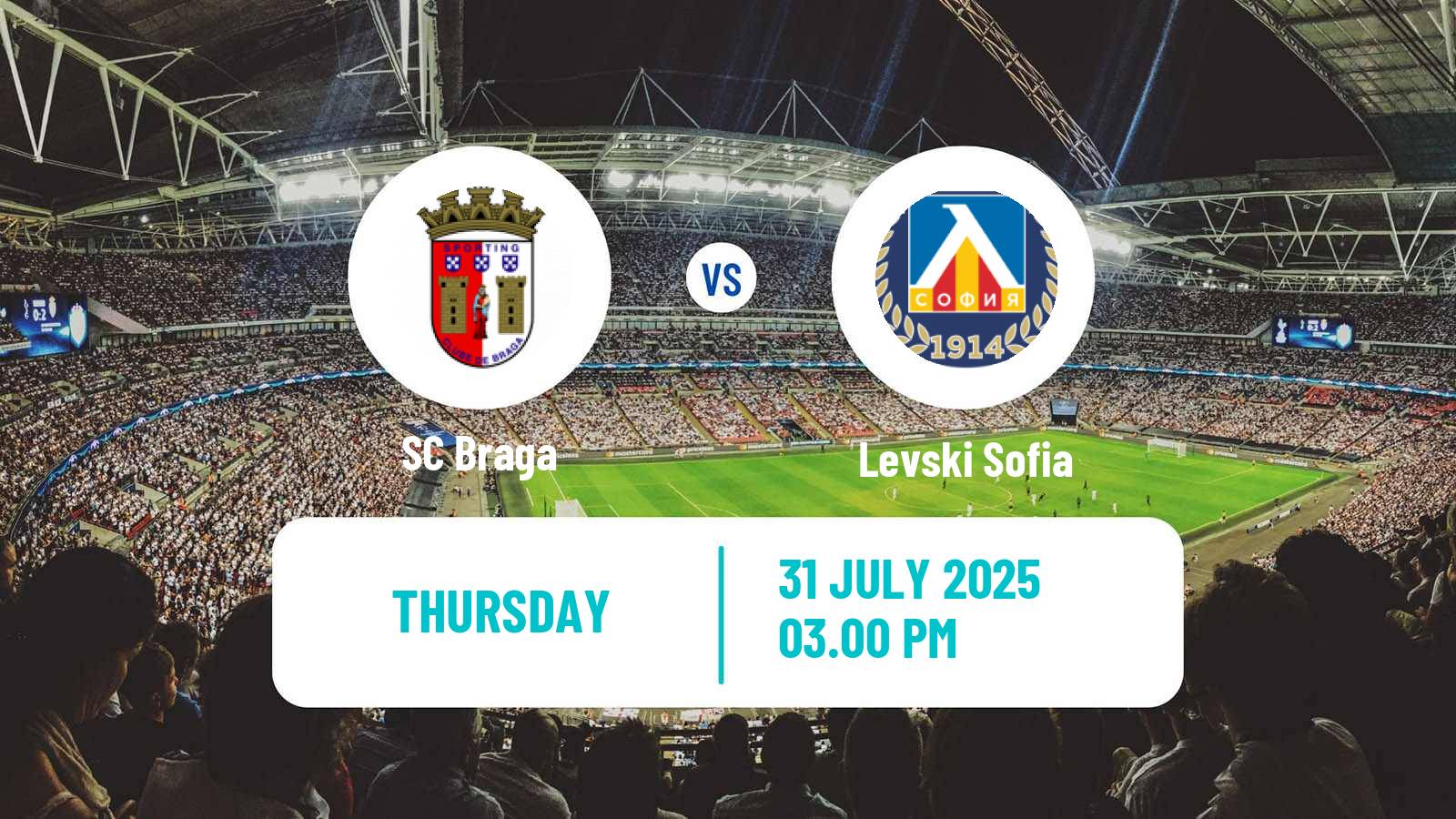 Football UEFA Europa League Braga - Levski Sofia