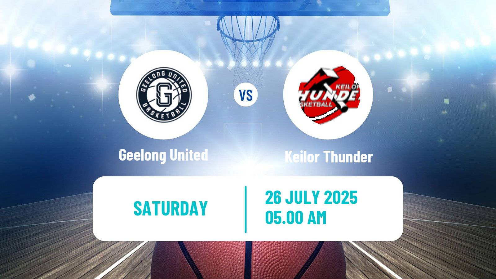 Basketball Australian NBL1 South Women Geelong United - Keilor Thunder