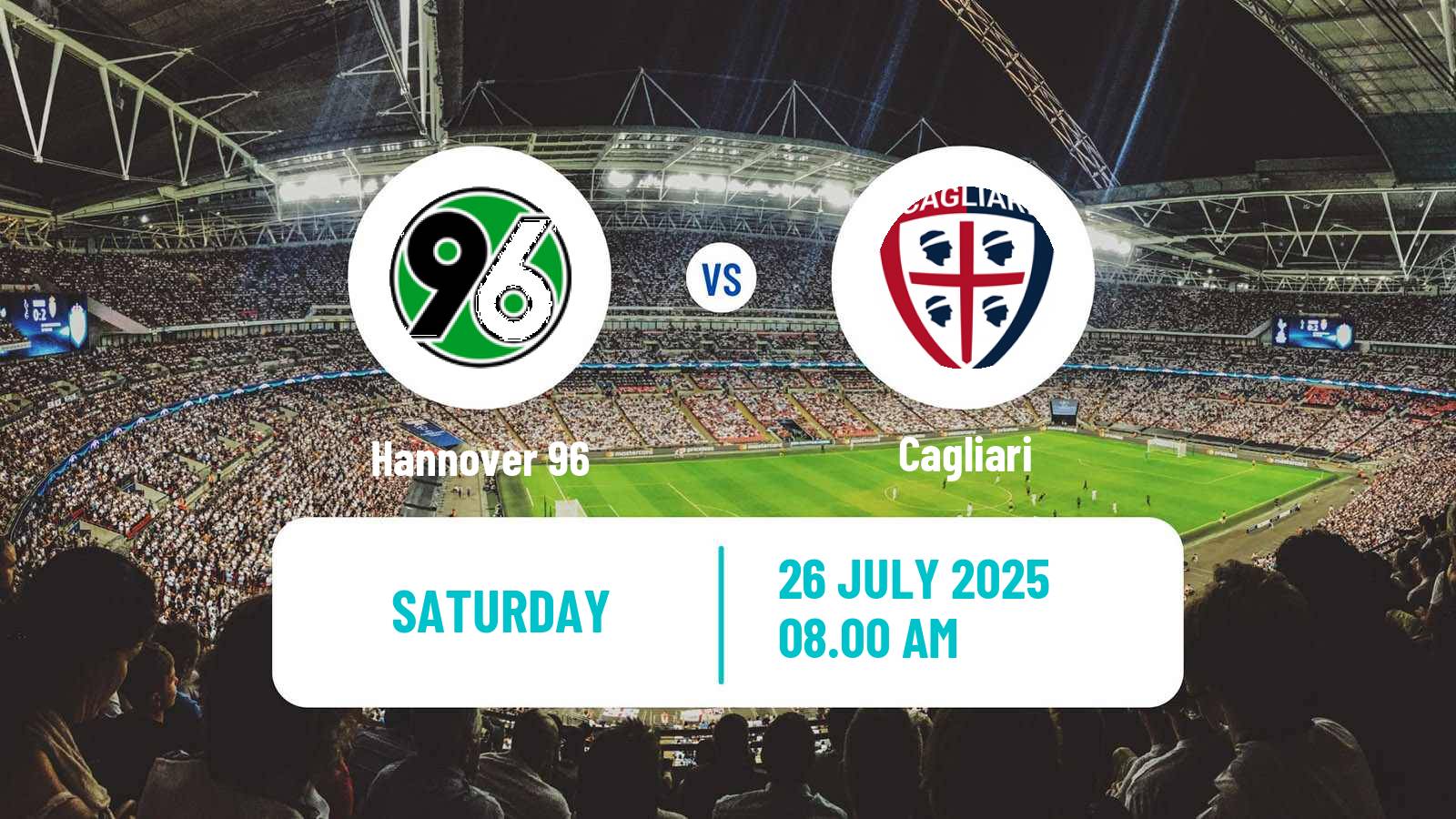 Football Club Friendly Hannover - Cagliari