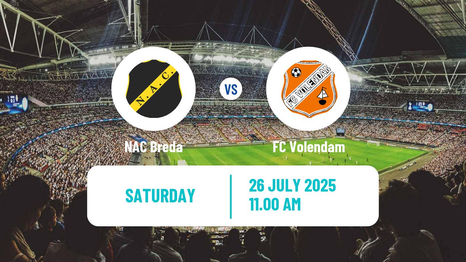 Football Club Friendly NAC Breda - Volendam