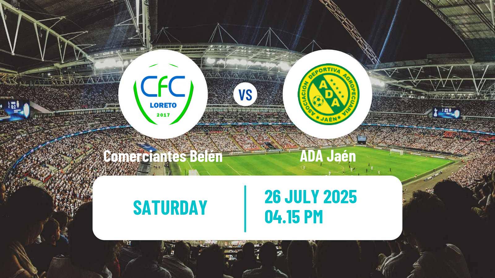 Football Peruvian Liga 2 Comerciantes Belén - ADA Jaén