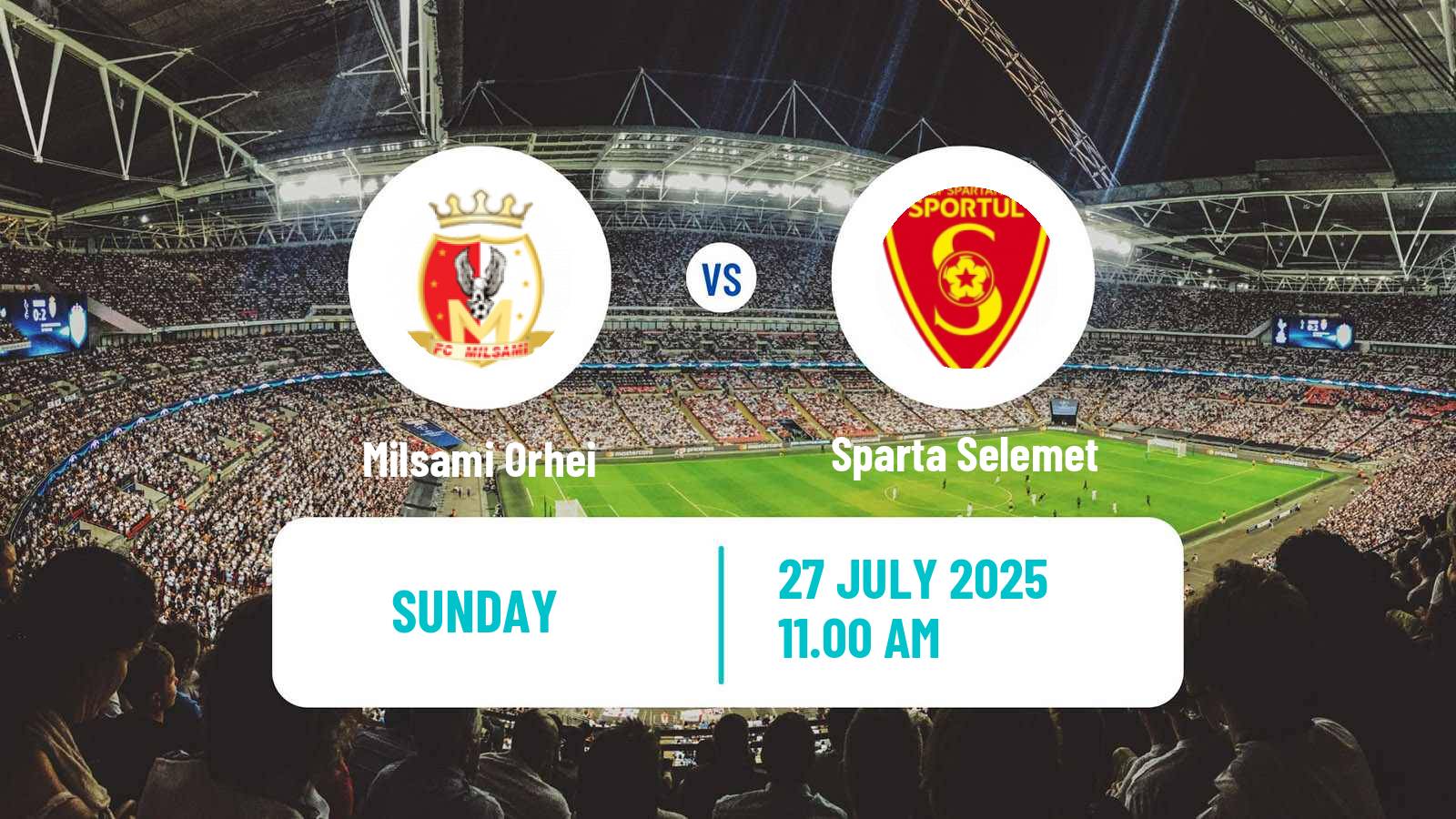 Football Moldovan Super Liga Milsami Orhei - Sparta Selemet