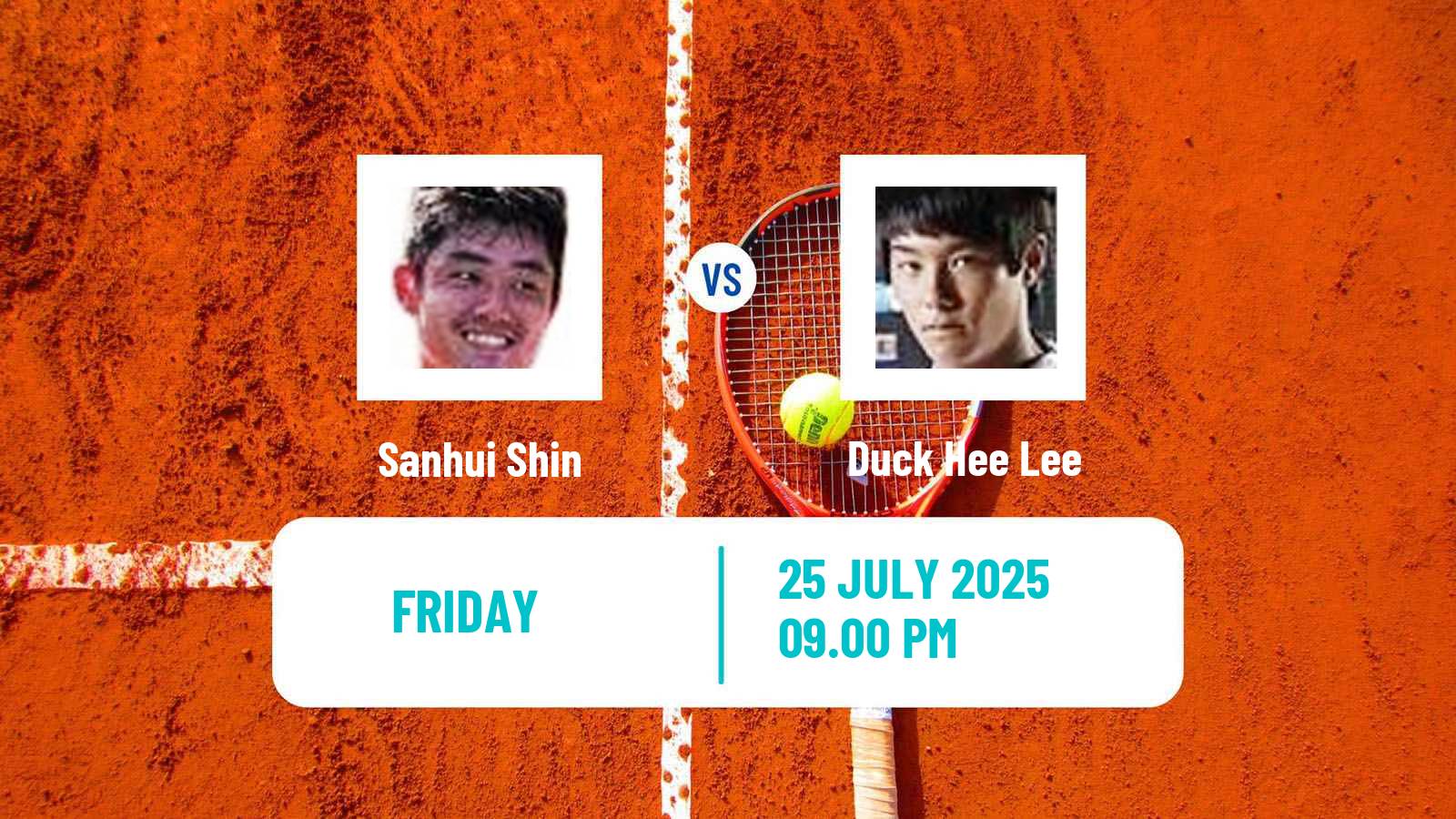 Tennis ITF M15 Wuning Men Sanhui Shin - Duck Hee Lee