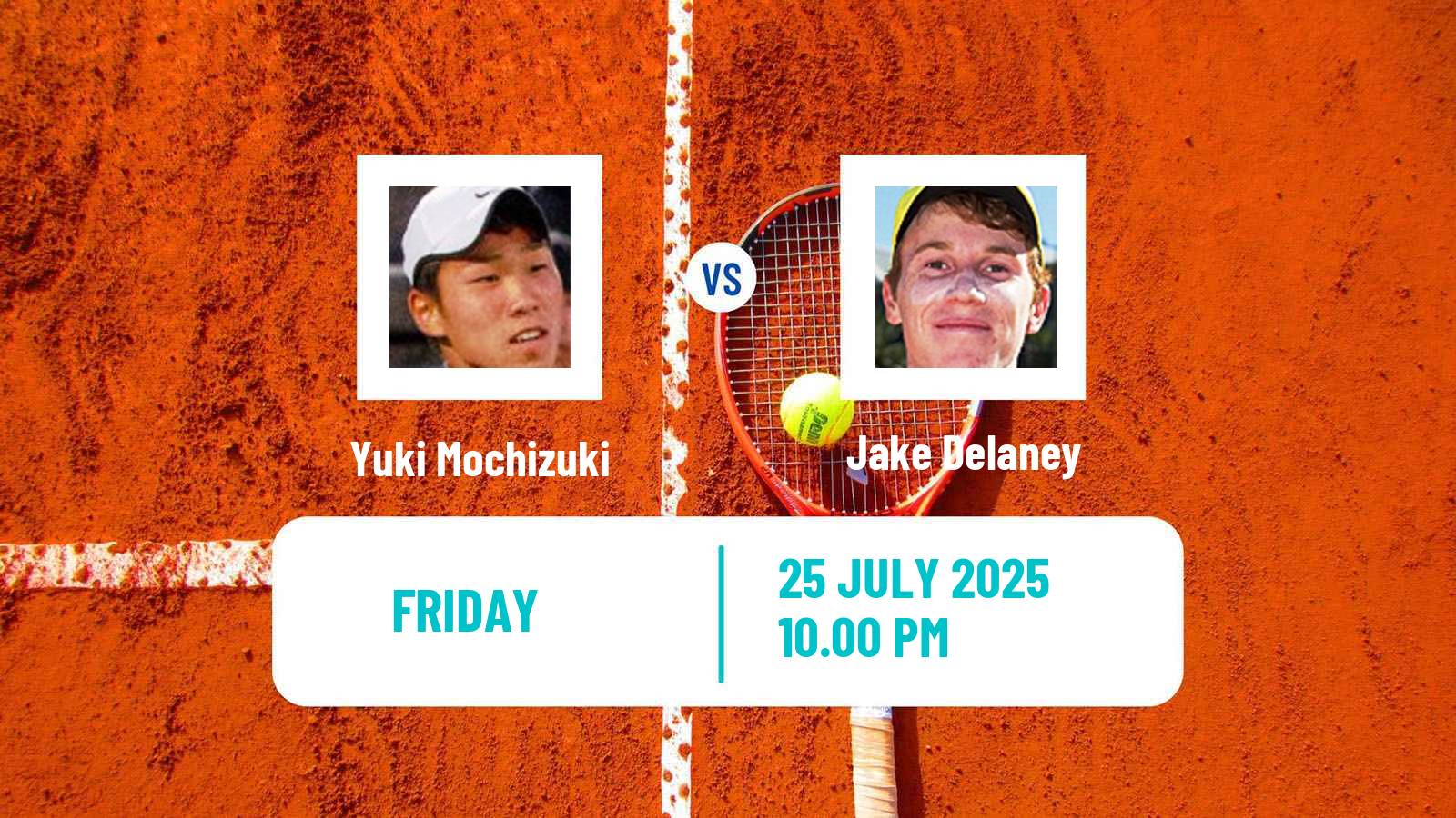 Tennis ITF M15 Nakhon Pathom 2 Men Yuki Mochizuki - Jake Delaney