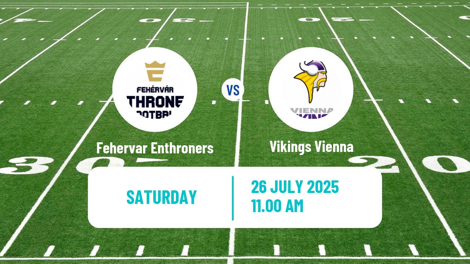 American football European League of American Football Fehervar Enthroners - Vikings Vienna
