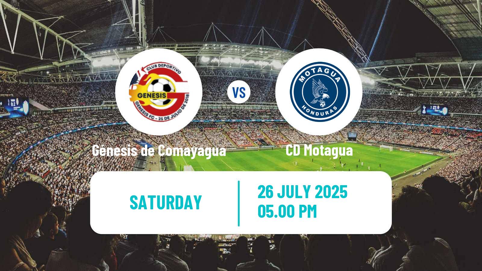 Football Honduras Liga Nacional Génesis de Comayagua - Motagua