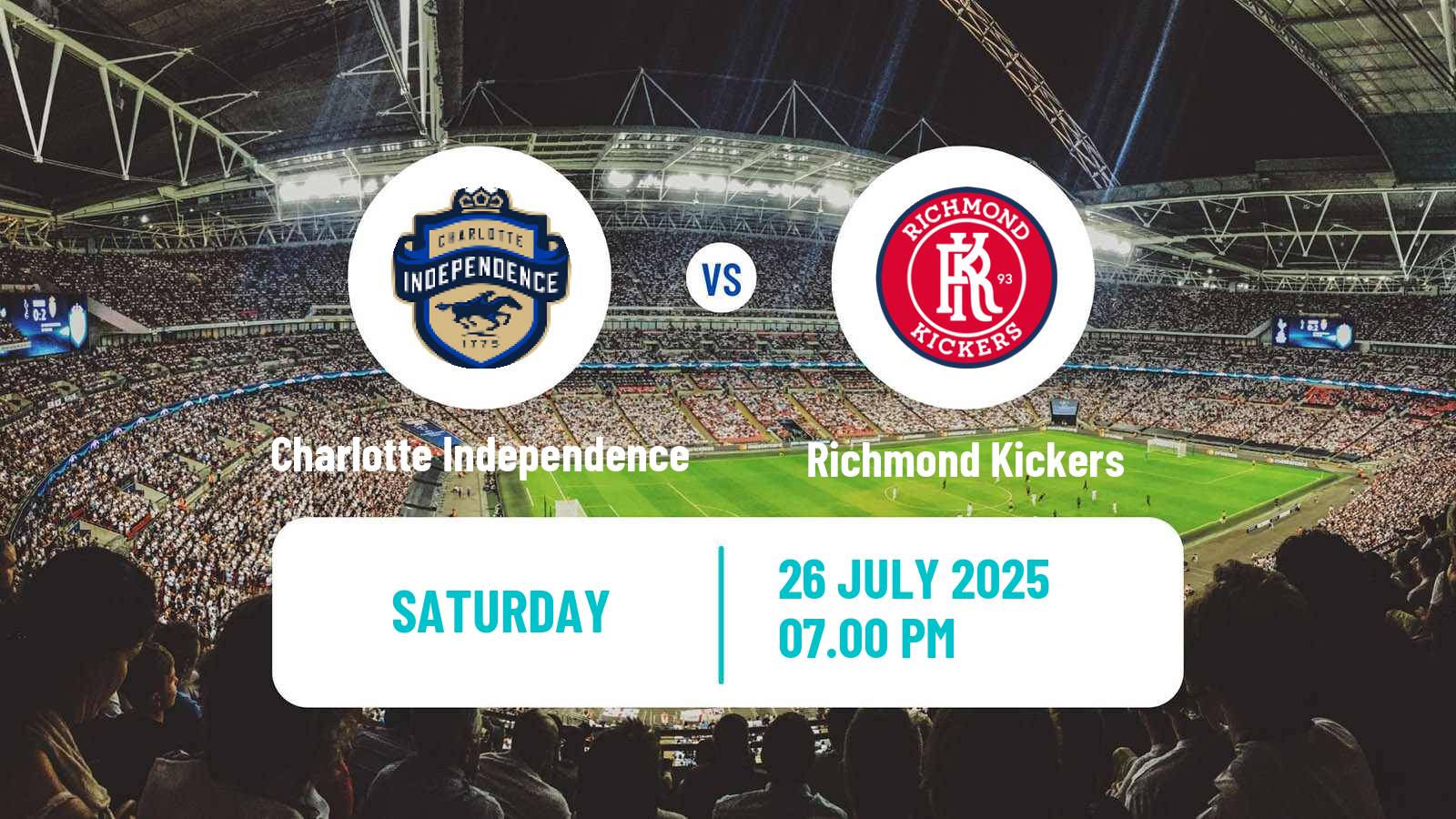 Football  USL League One Cup Charlotte Independence - Richmond Kickers