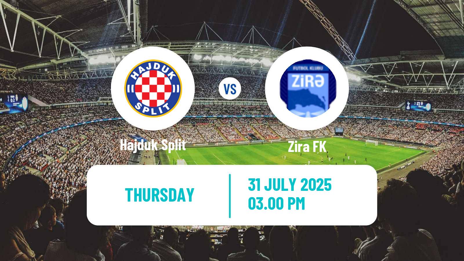 Football UEFA Europa Conference League Hajduk Split - Zira