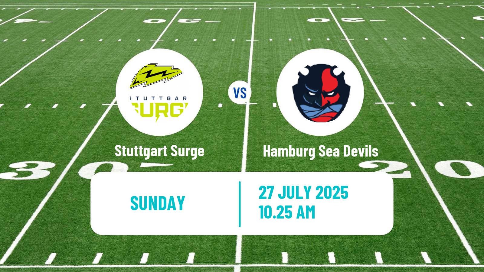 American football European League of American Football Stuttgart Surge - Hamburg Sea Devils