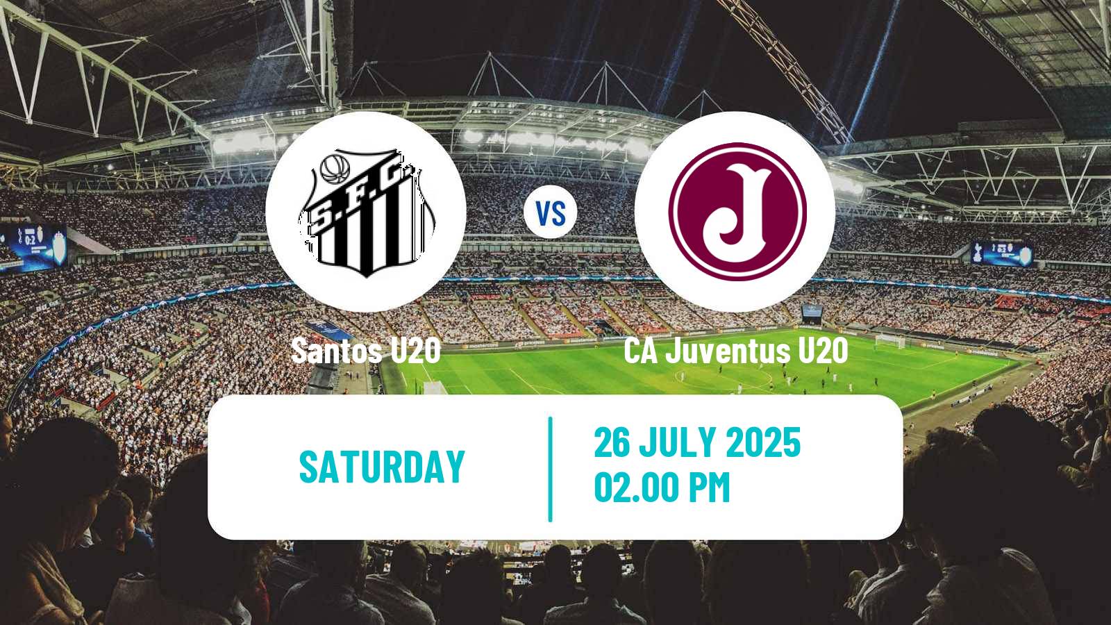 Football Brazilian Paulista U20 Santos U20 - CA Juventus U20