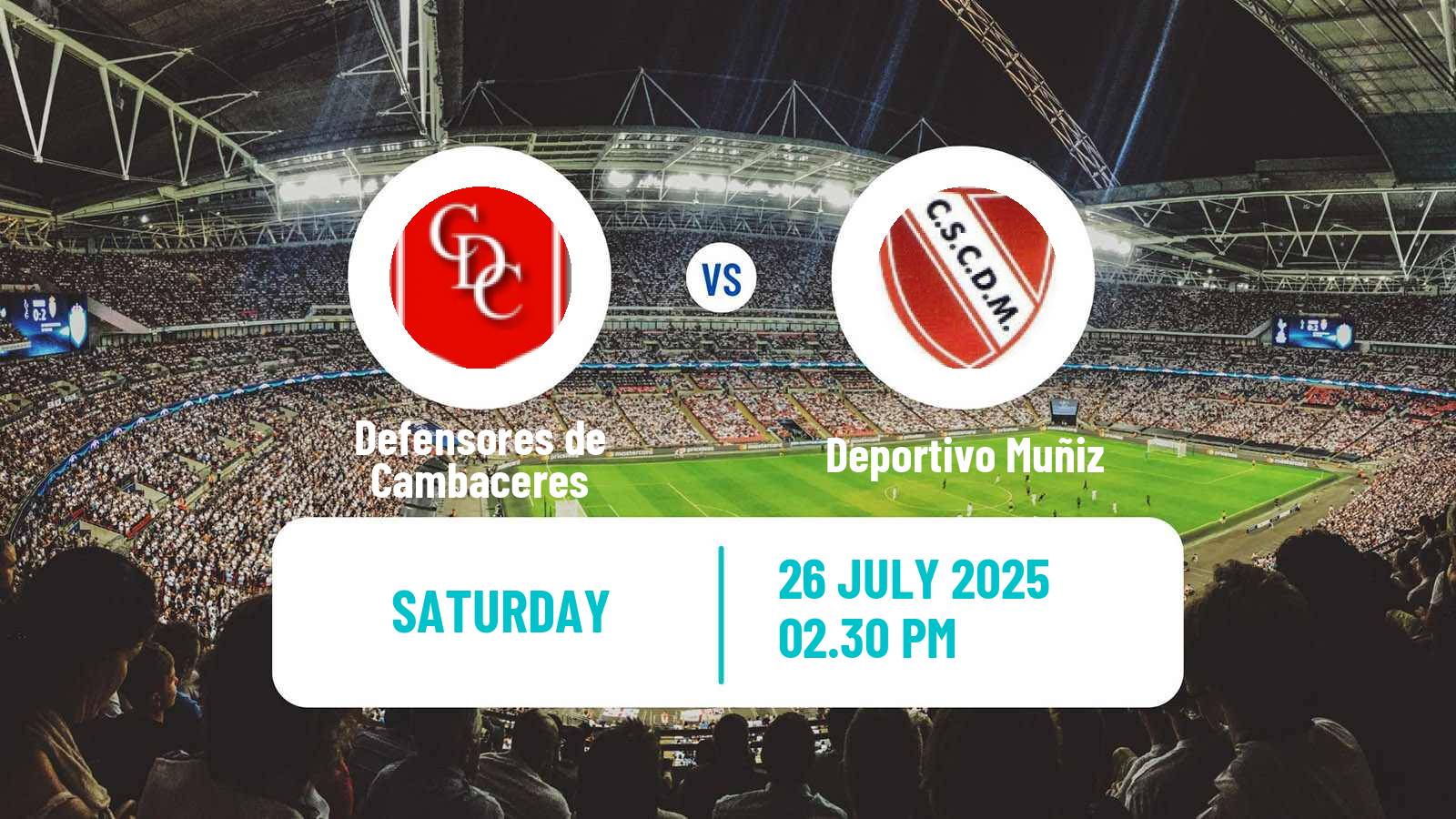 Football Argentinian Primera C Defensores de Cambaceres - Deportivo Muñiz