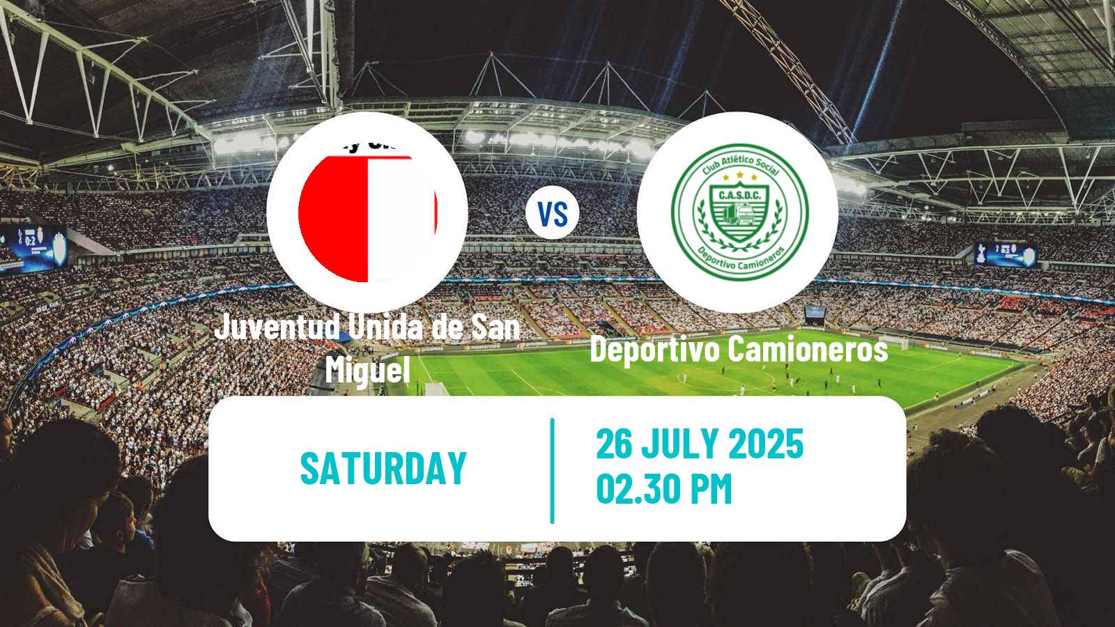 Football Argentinian Primera C Juventud Unida de San Miguel - Deportivo Camioneros