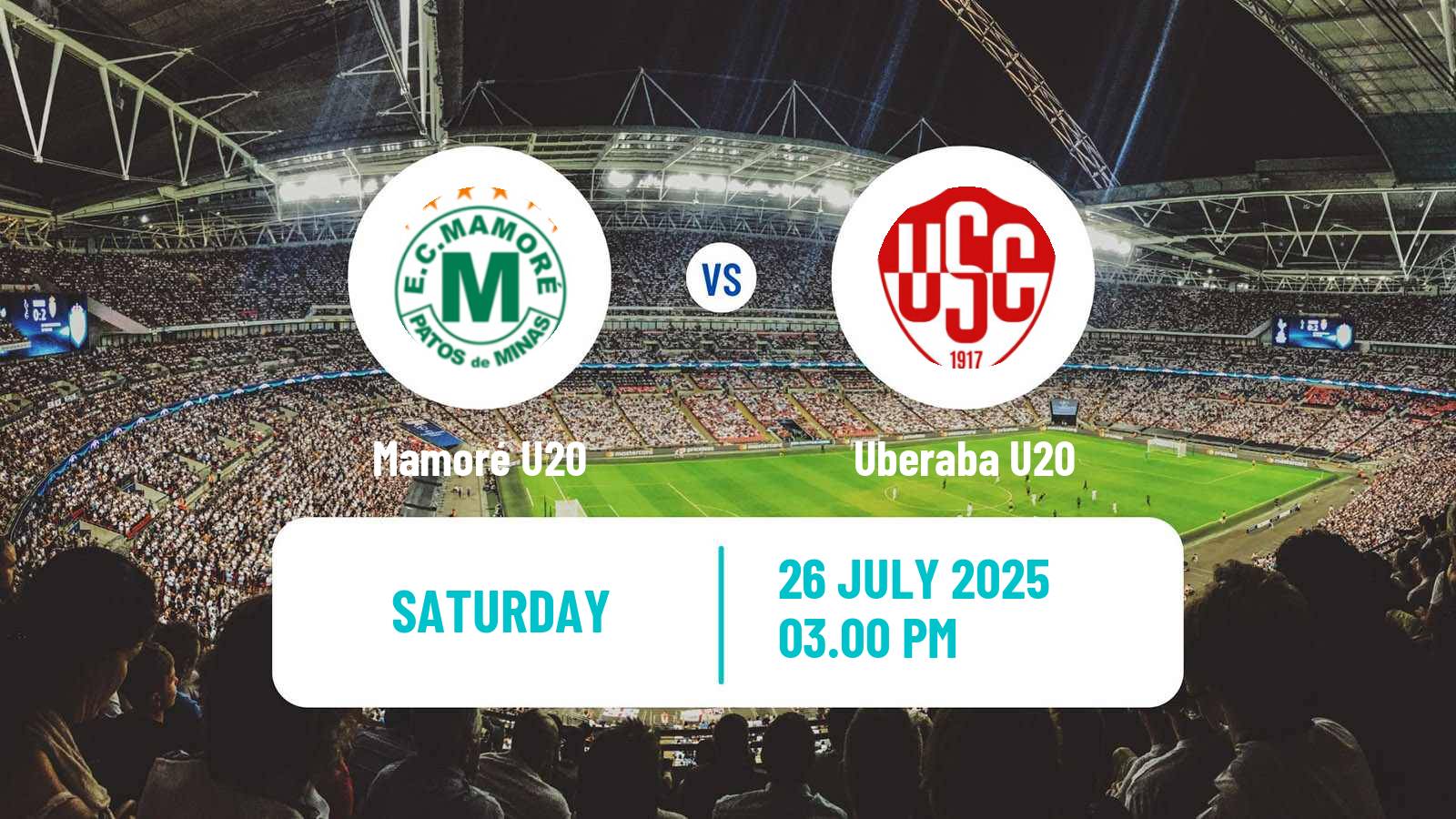 Football Brazilian Mineiro U20 Mamoré U20 - Uberaba U20