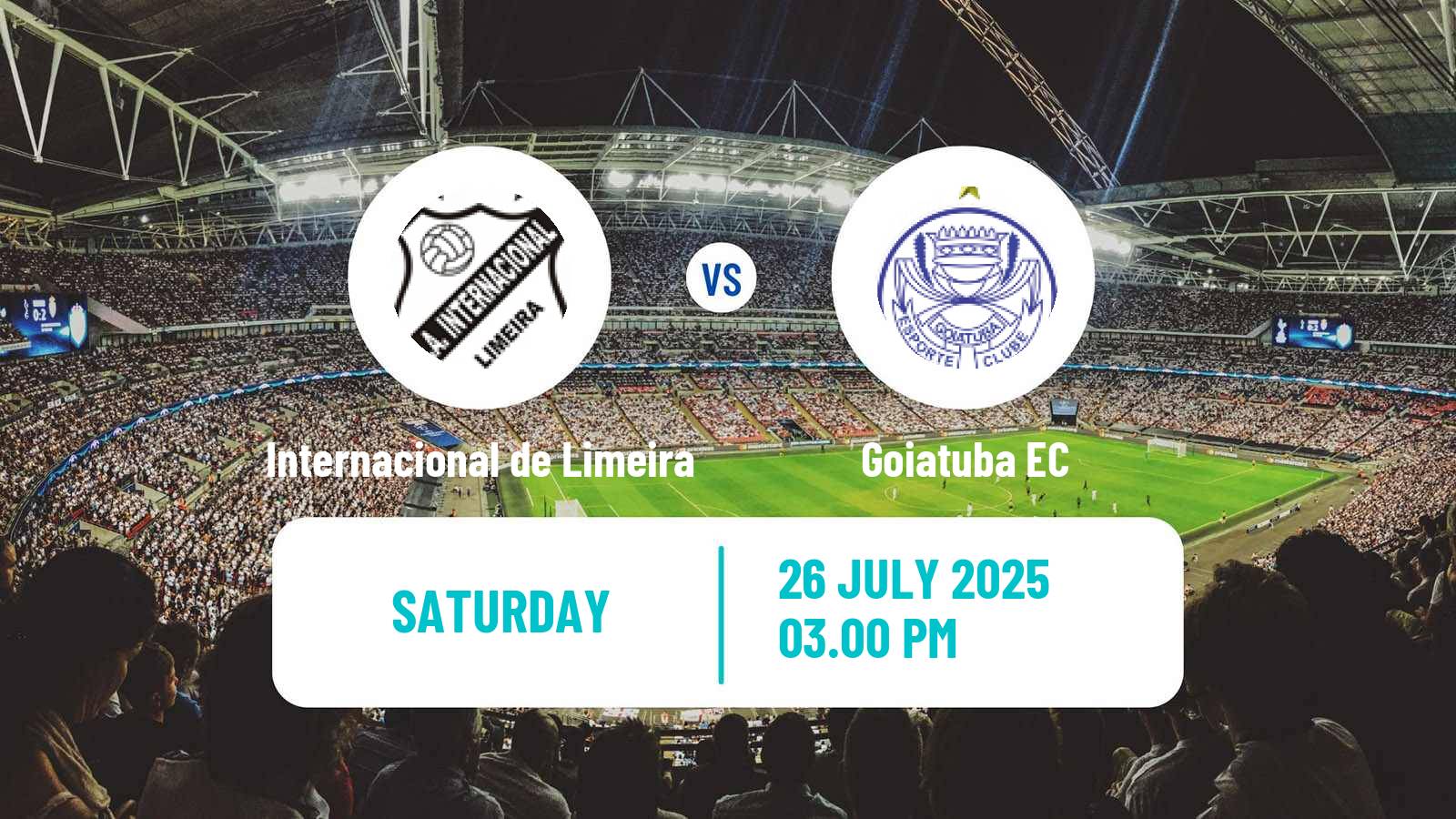 Football Brazilian Serie D Internacional de Limeira - Goiatuba