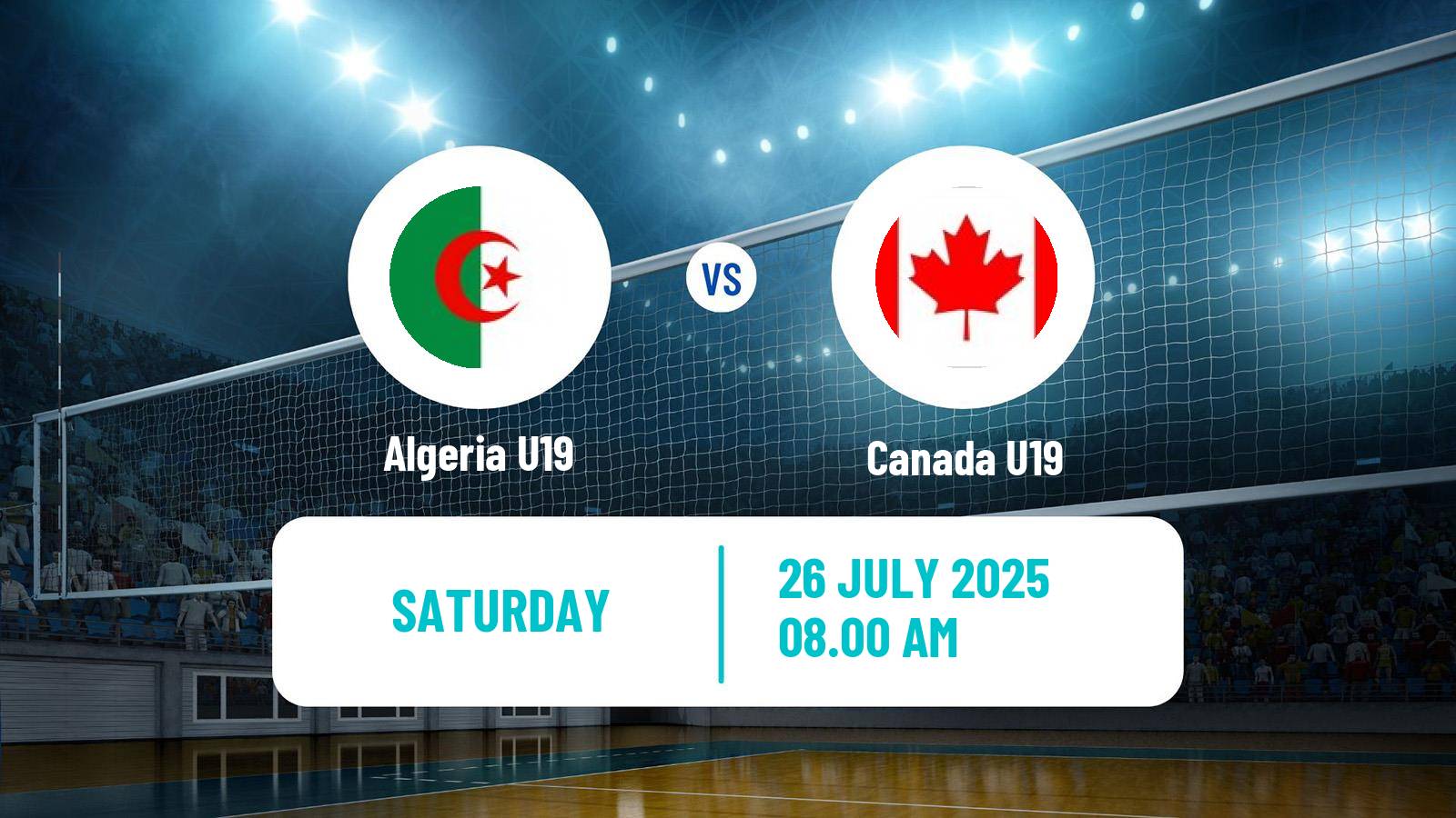 Volleyball World Championship U19 Volleyball Algeria U19 - Canada U19