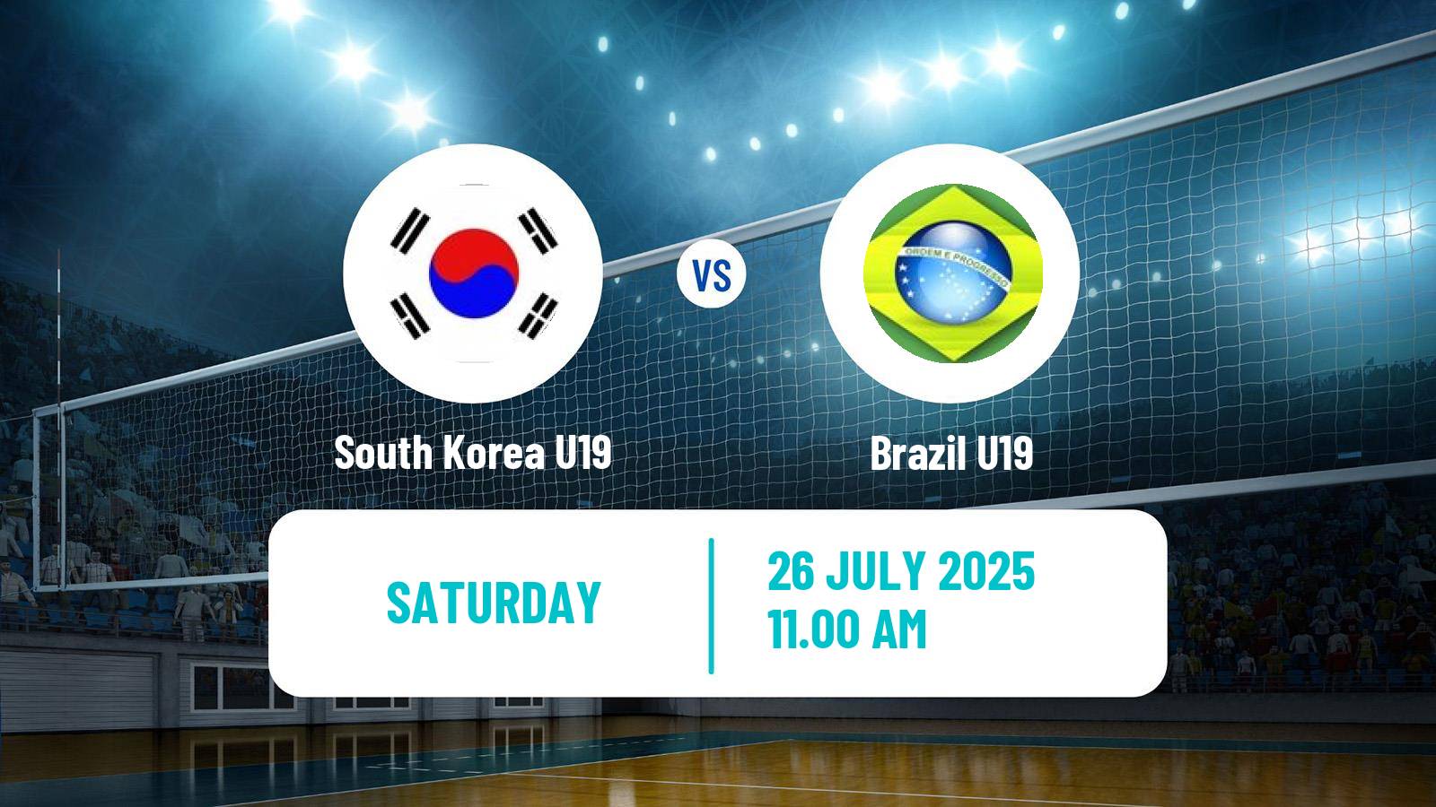 Volleyball World Championship U19 Volleyball South Korea U19 - Brazil U19