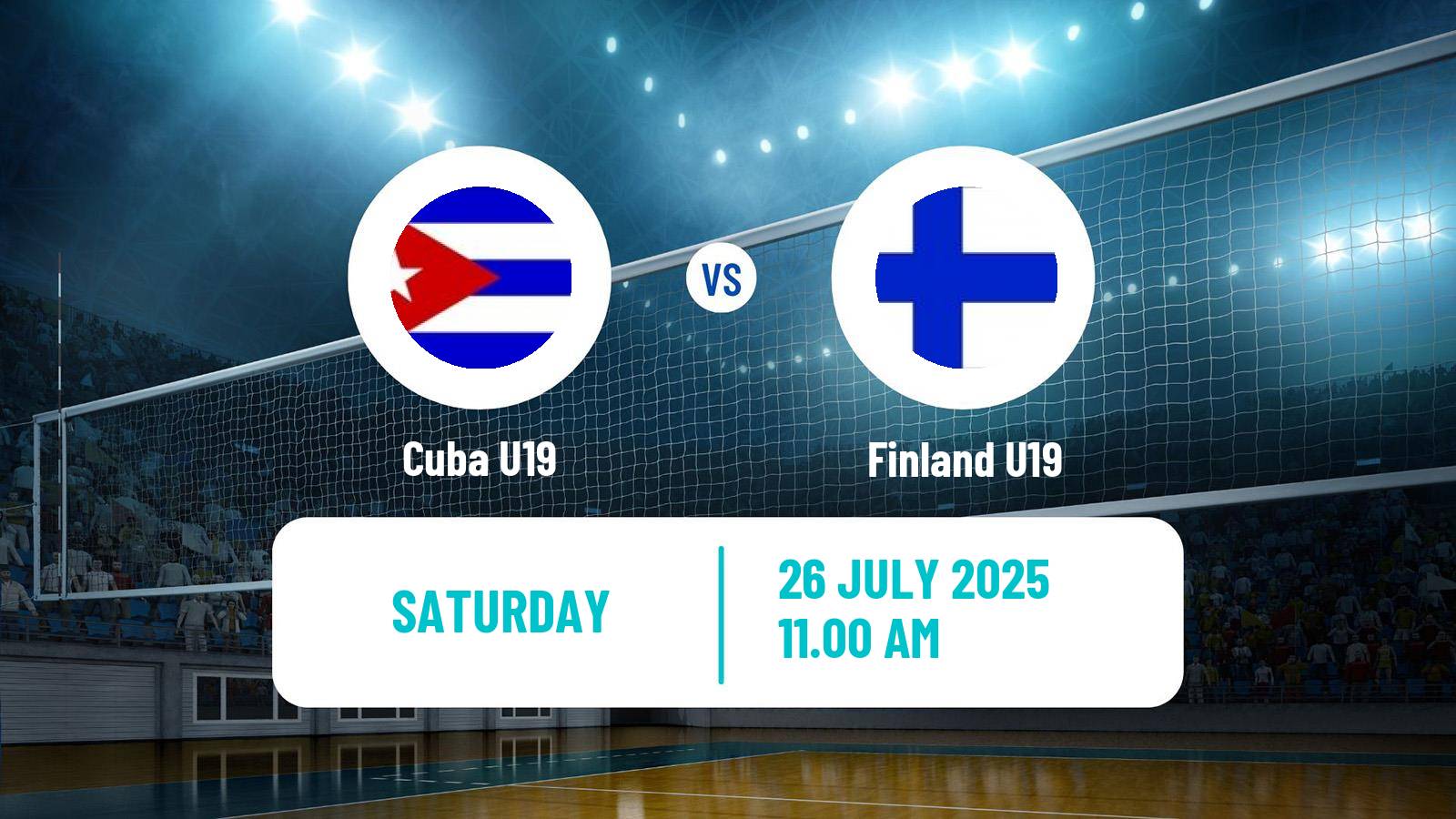 Volleyball World Championship U19 Volleyball Cuba U19 - Finland U19