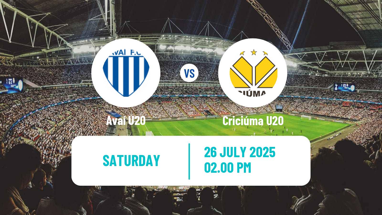 Football Brazilian Catarinense U20 Avaí U20 - Criciúma U20