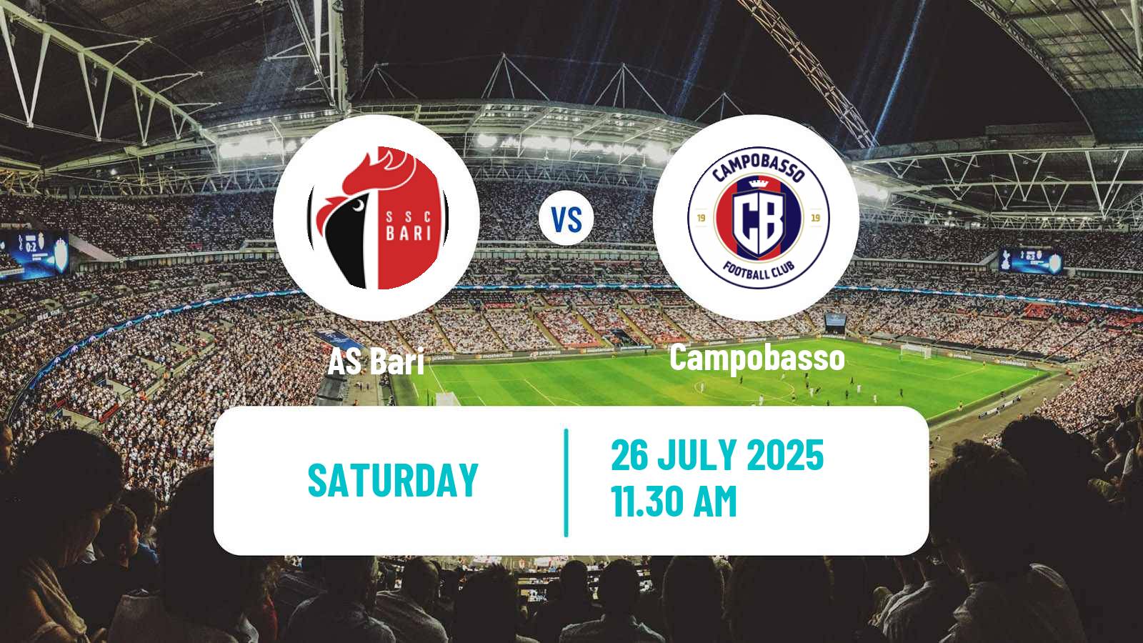 Football Club Friendly Bari - Campobasso