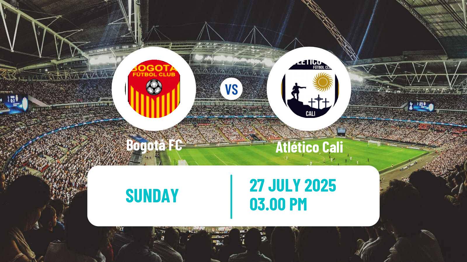 Football Colombian Primera B Bogotá - Atlético Cali