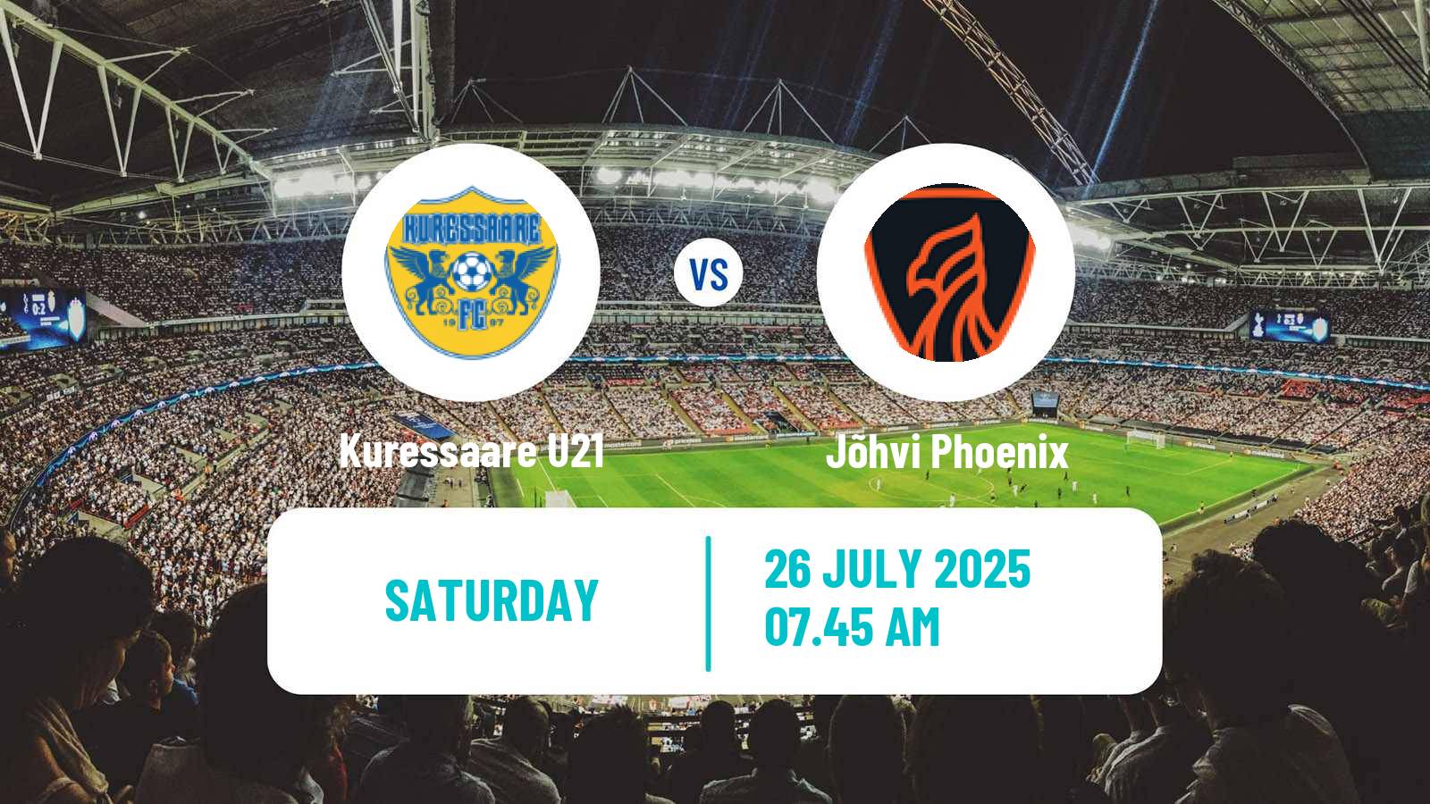Football Estonian Esiliiga B Kuressaare U21 - Jõhvi Phoenix