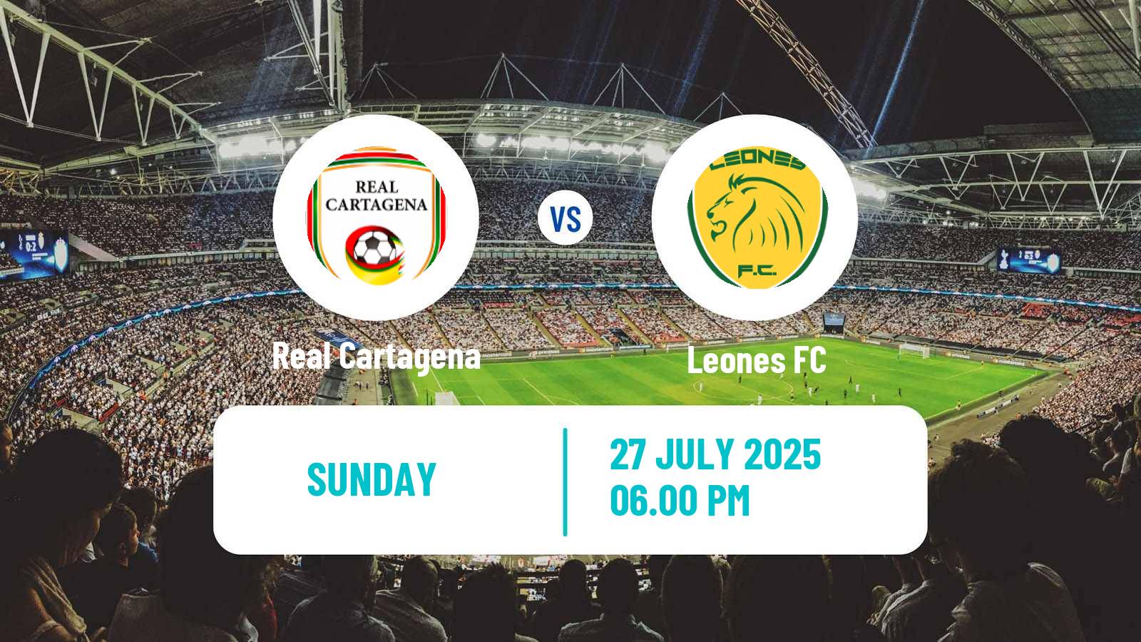 Football Colombian Primera B Real Cartagena - Leones