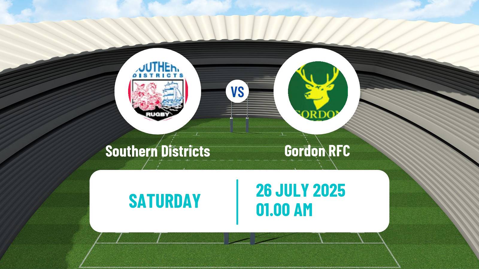 Rugby union Australian Shute Shield Southern Districts - Gordon