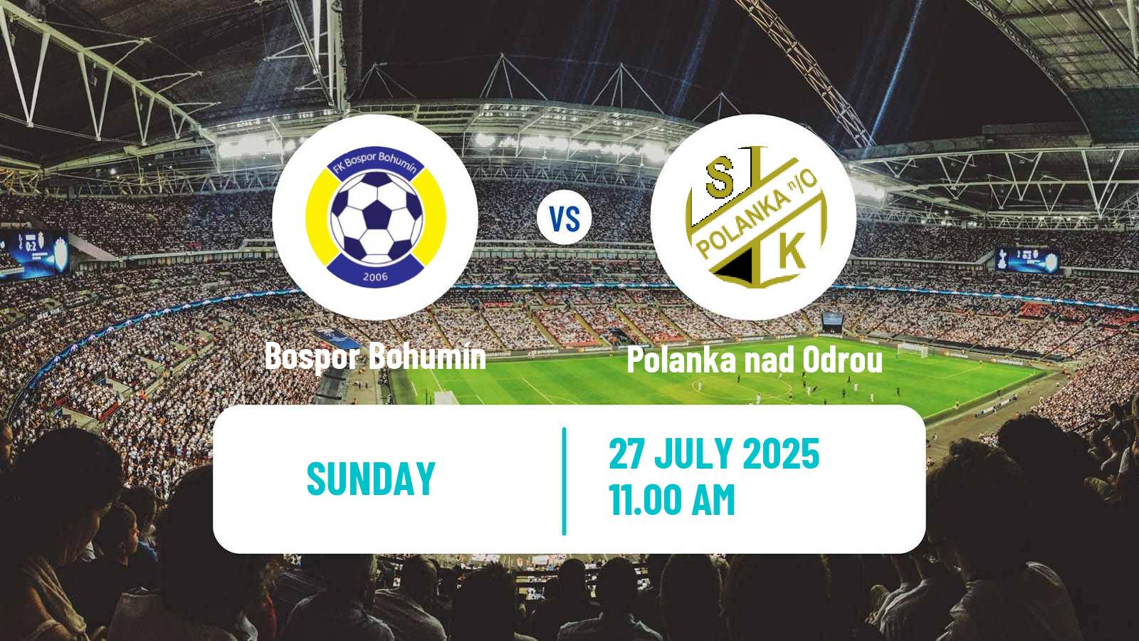 Football Czech Cup Bospor Bohumín - Polanka nad Odrou
