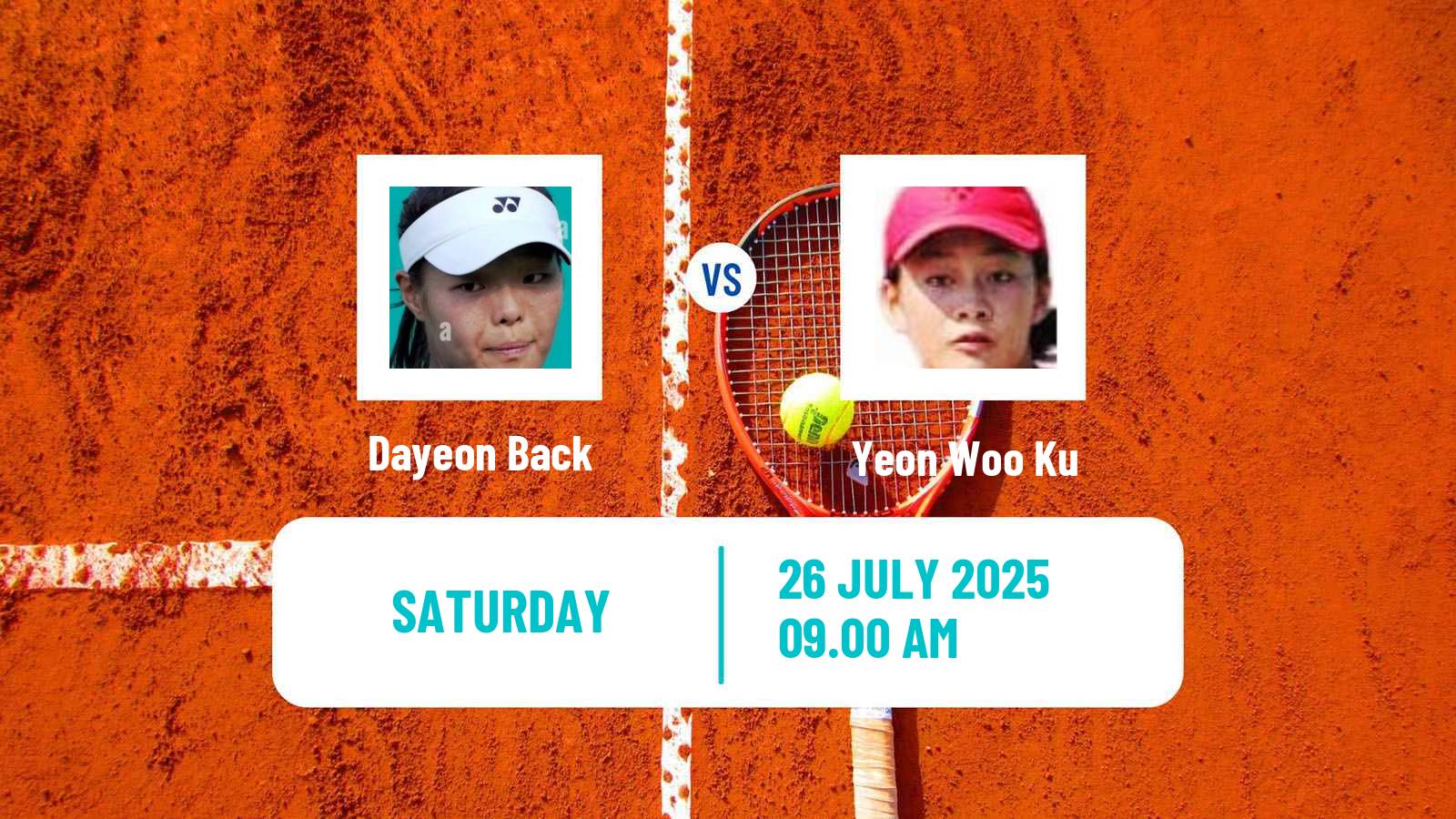 Tennis ITF W35 Monastir 3 Women Dayeon Back - Yeon Woo Ku