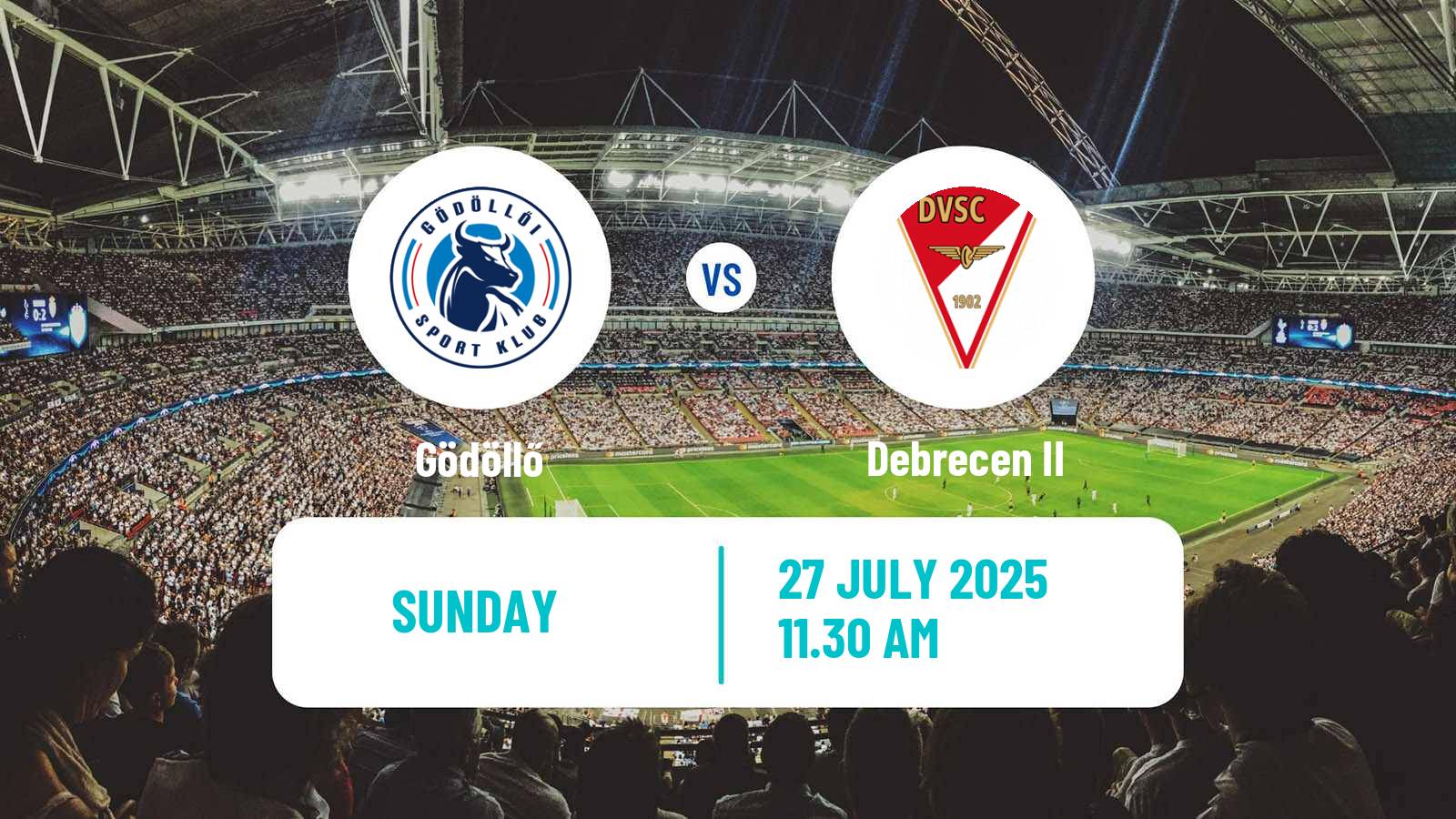 Football Hungarian NB III Northeast Gödöllő - Debrecen II