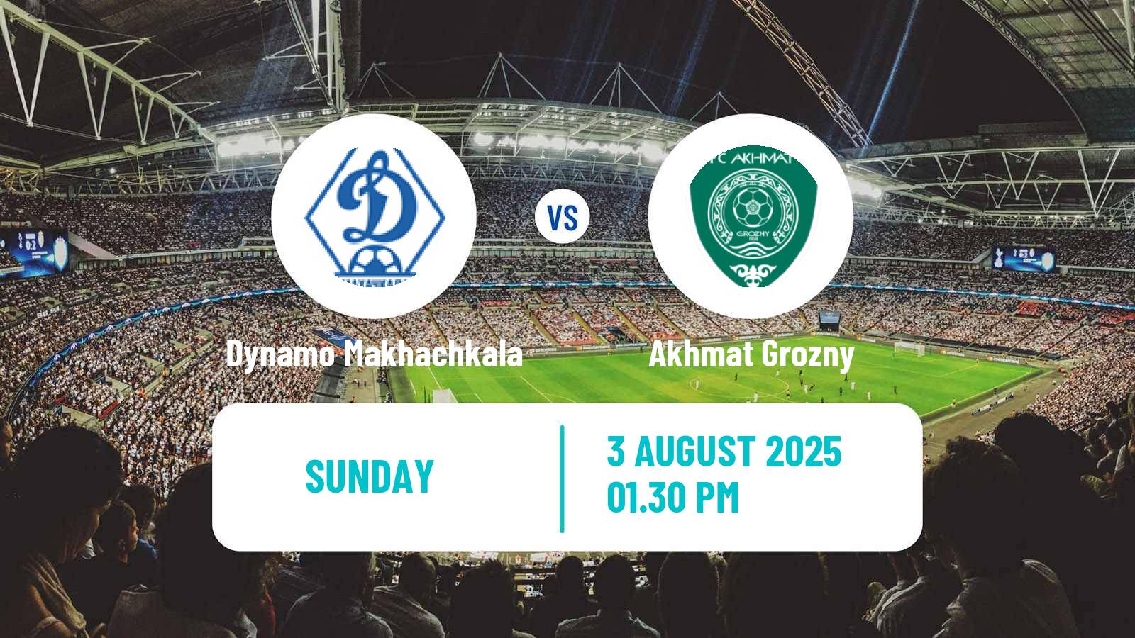 Football Russian Premier League Dynamo Makhachkala - Akhmat Grozny