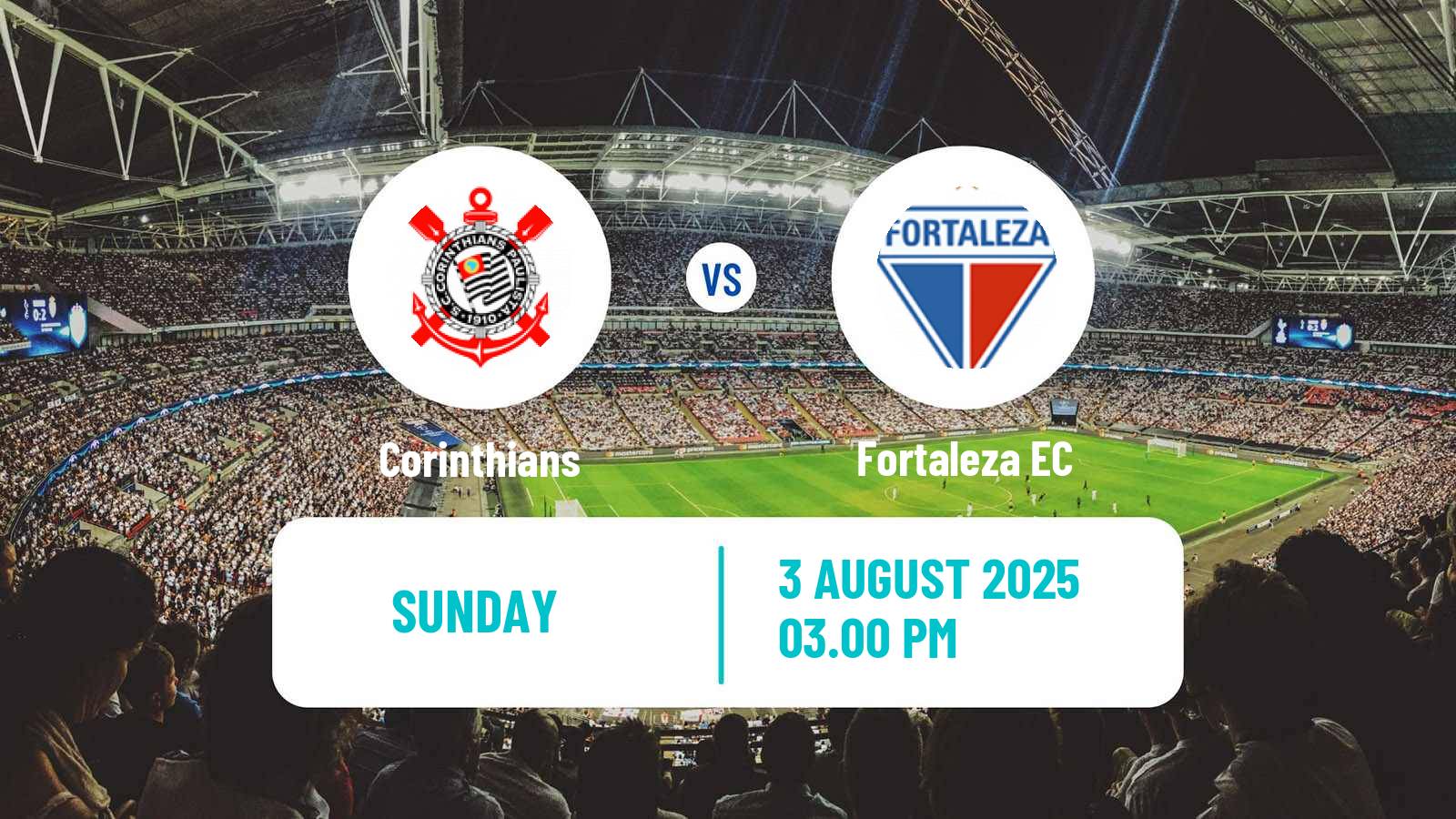 Football Brazilian Serie A Corinthians - Fortaleza