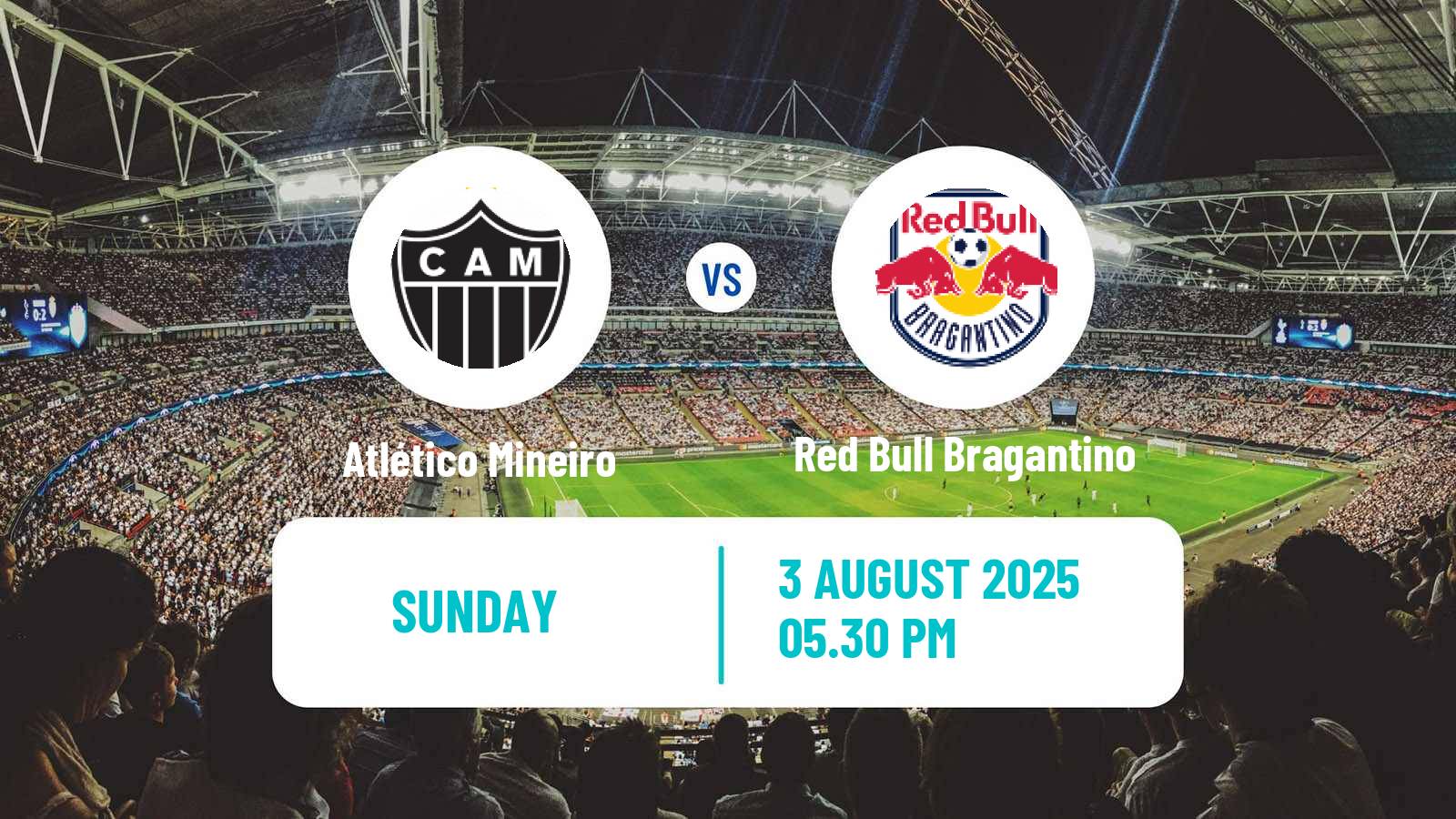 Football Brazilian Serie A Atlético Mineiro - Red Bull Bragantino