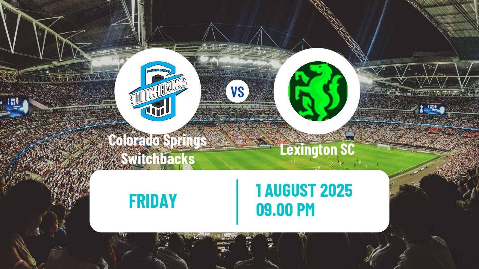 Football USL Championship Colorado Springs Switchbacks - Lexington