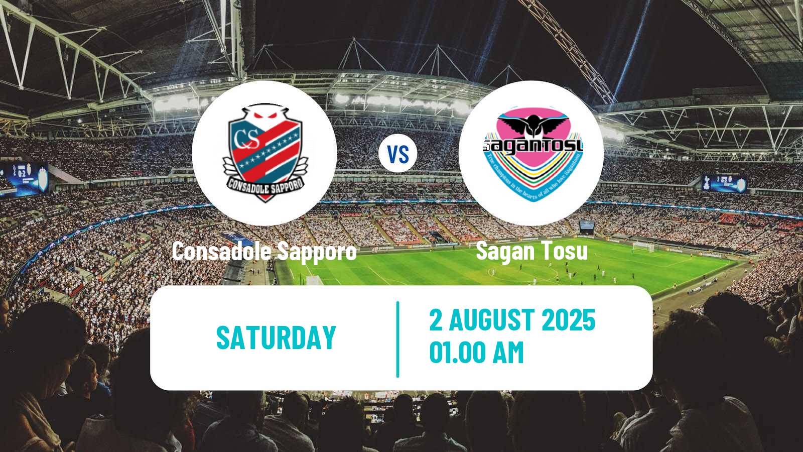 Football Japan J2 League Consadole Sapporo - Sagan Tosu