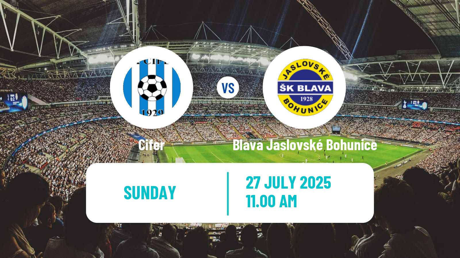 Football Slovak Cup Cifer - Blava Jaslovské Bohunice
