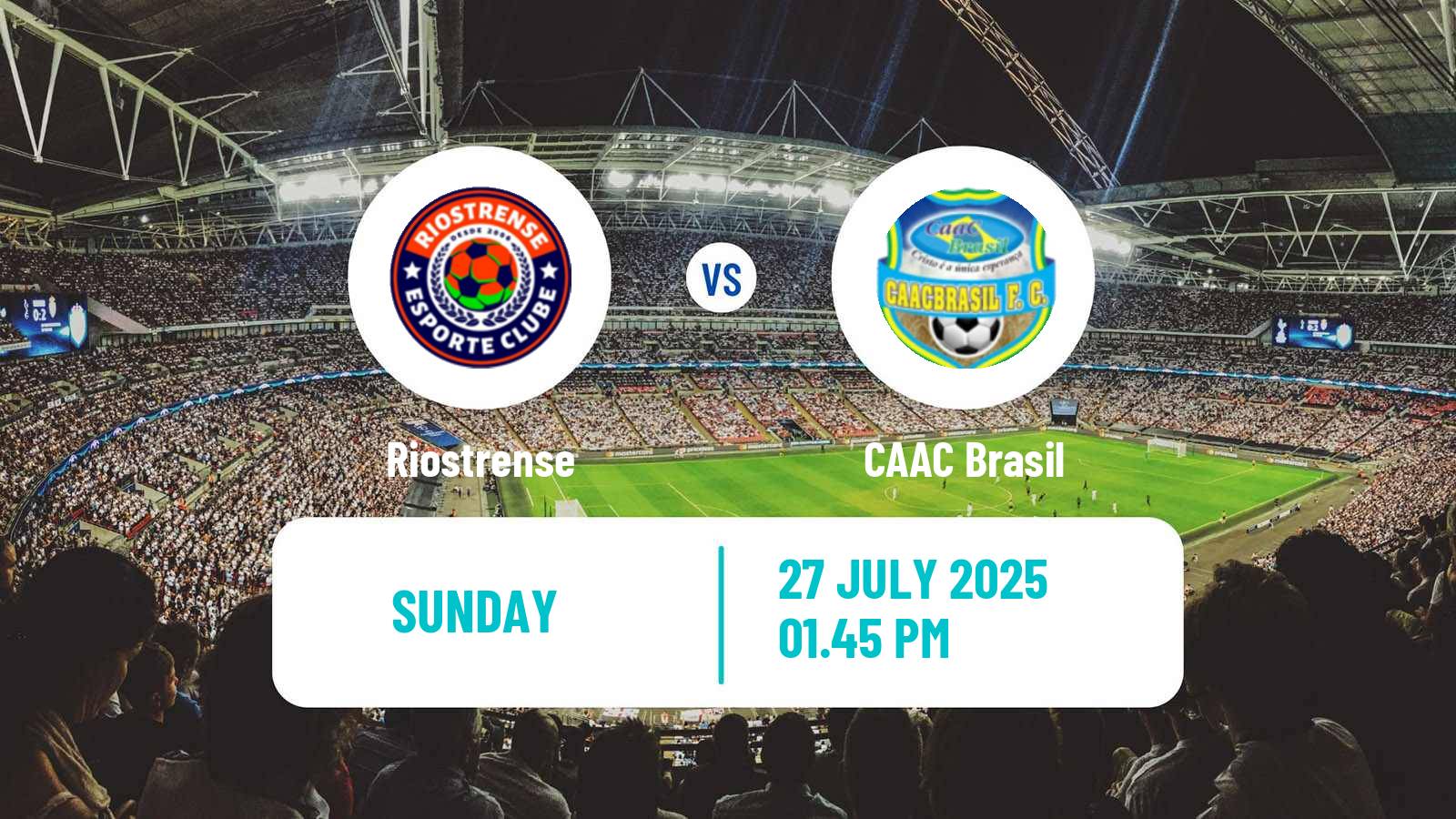 Football Brazilian Carioca C Riostrense - CAAC Brasil