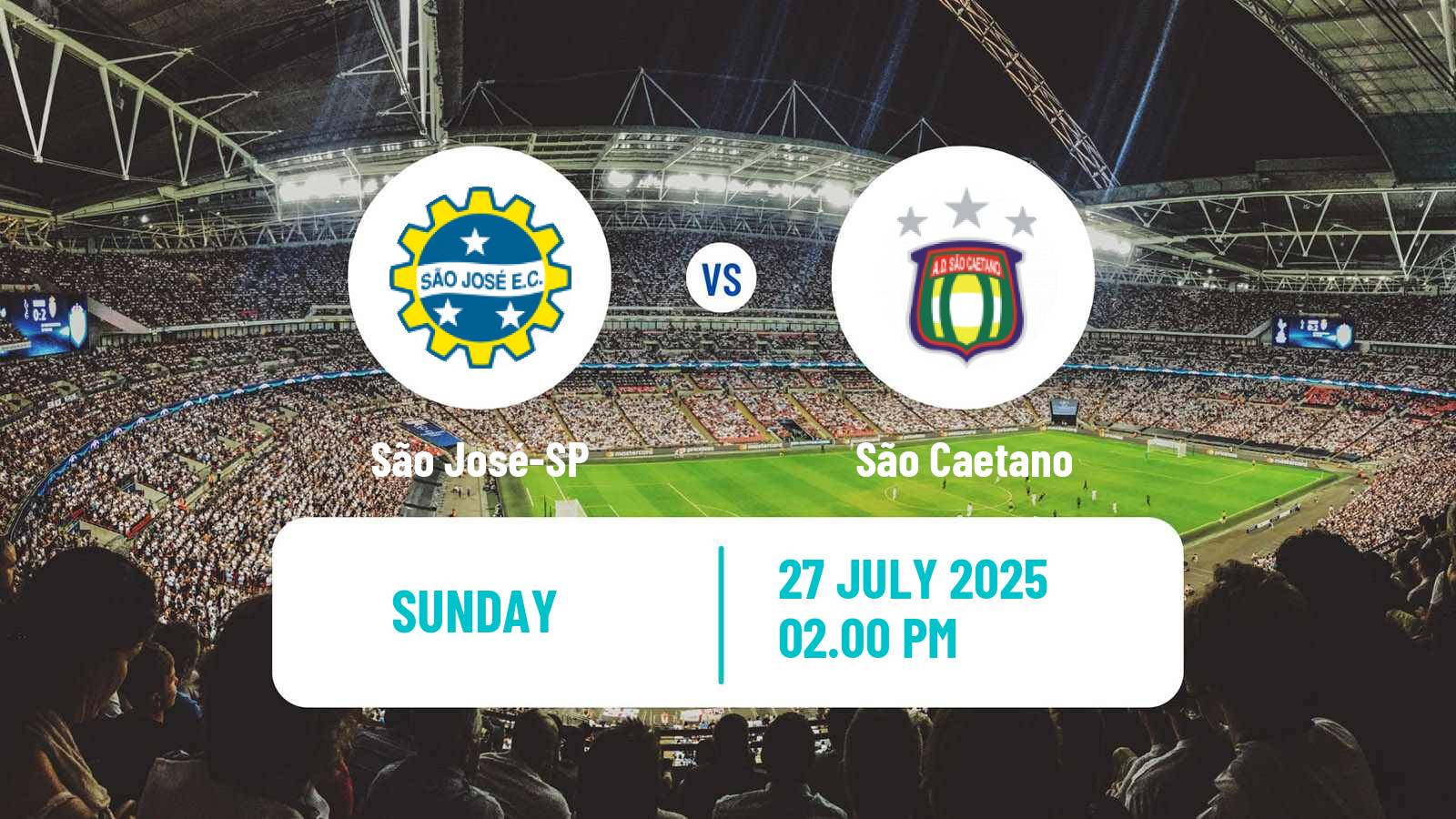 Football Brazilian Copa Paulista São José-SP - São Caetano