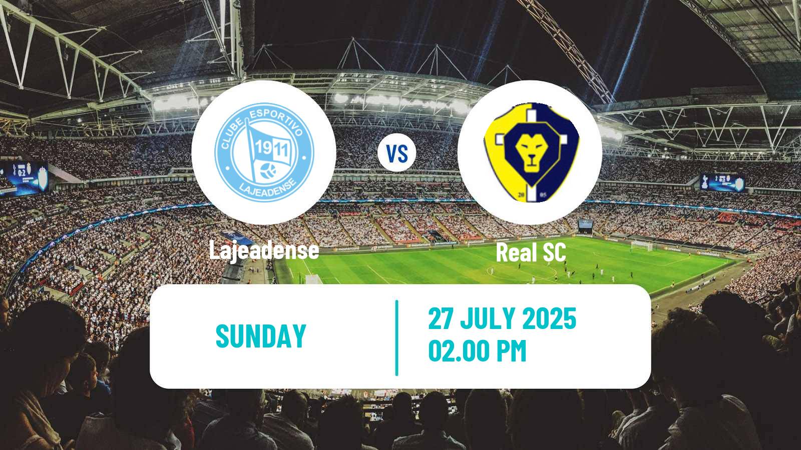 Football Brazilian Campeonato Gaucho 2 Lajeadense - Real SC