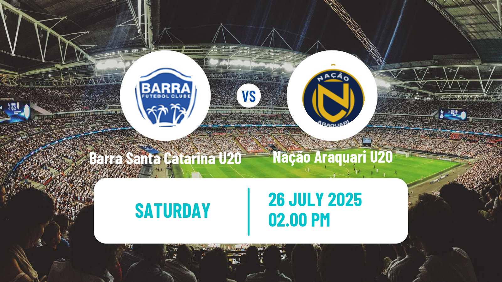 Football Brazilian Catarinense U20 Barra Santa Catarina U20 - Nação Araquari U20